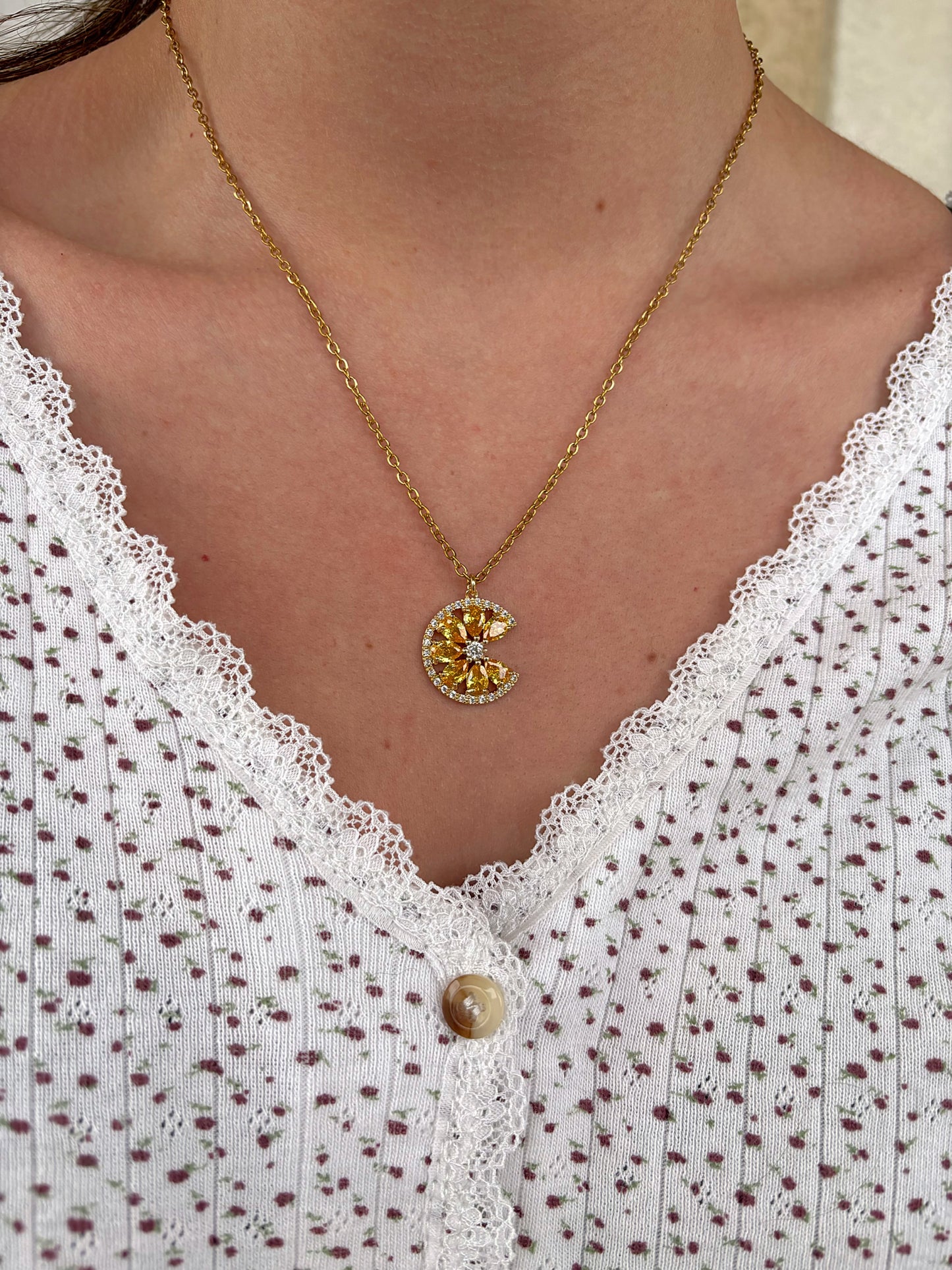 Orange Juice Necklace