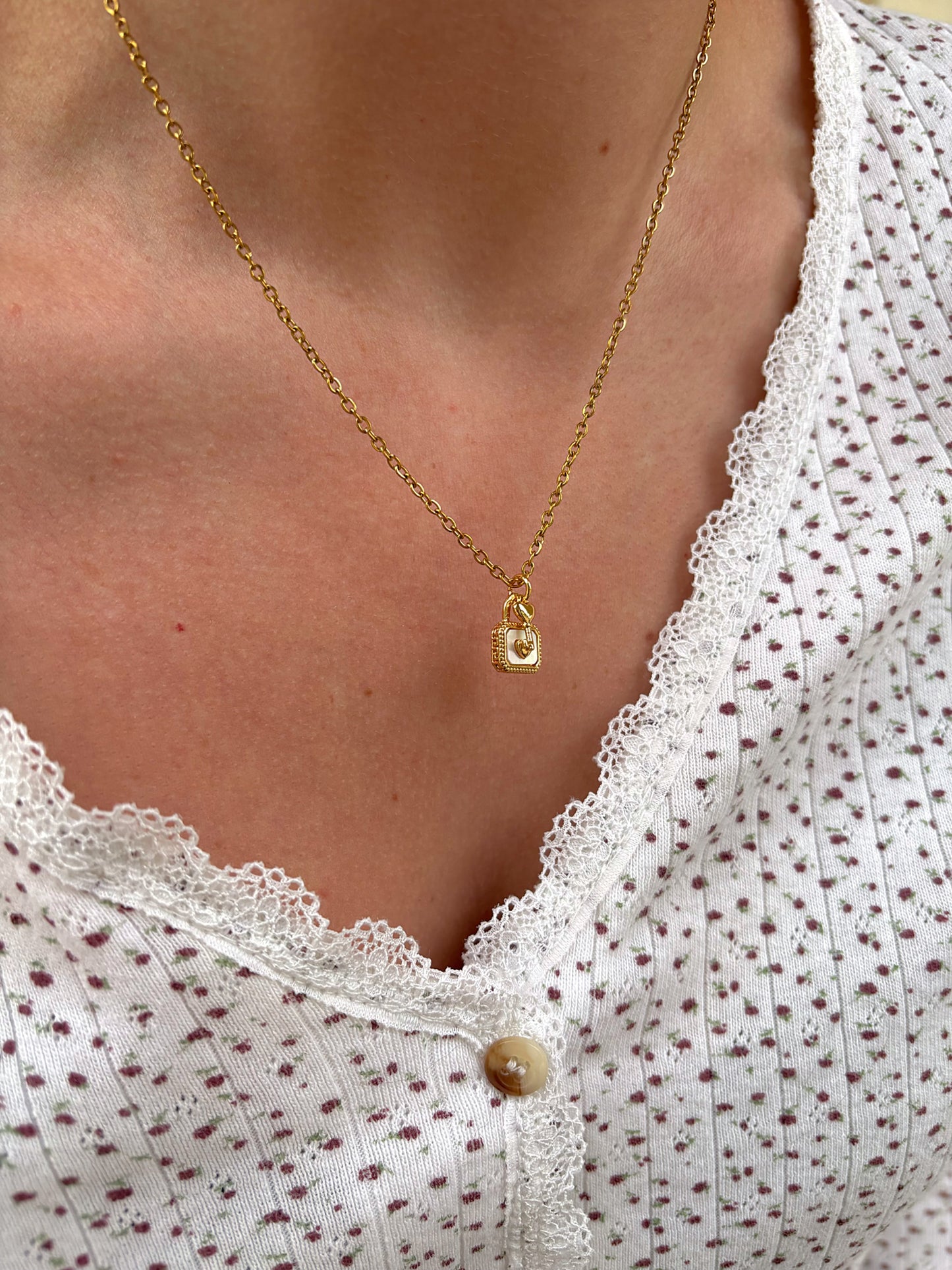 Izzy’s Lock Necklace