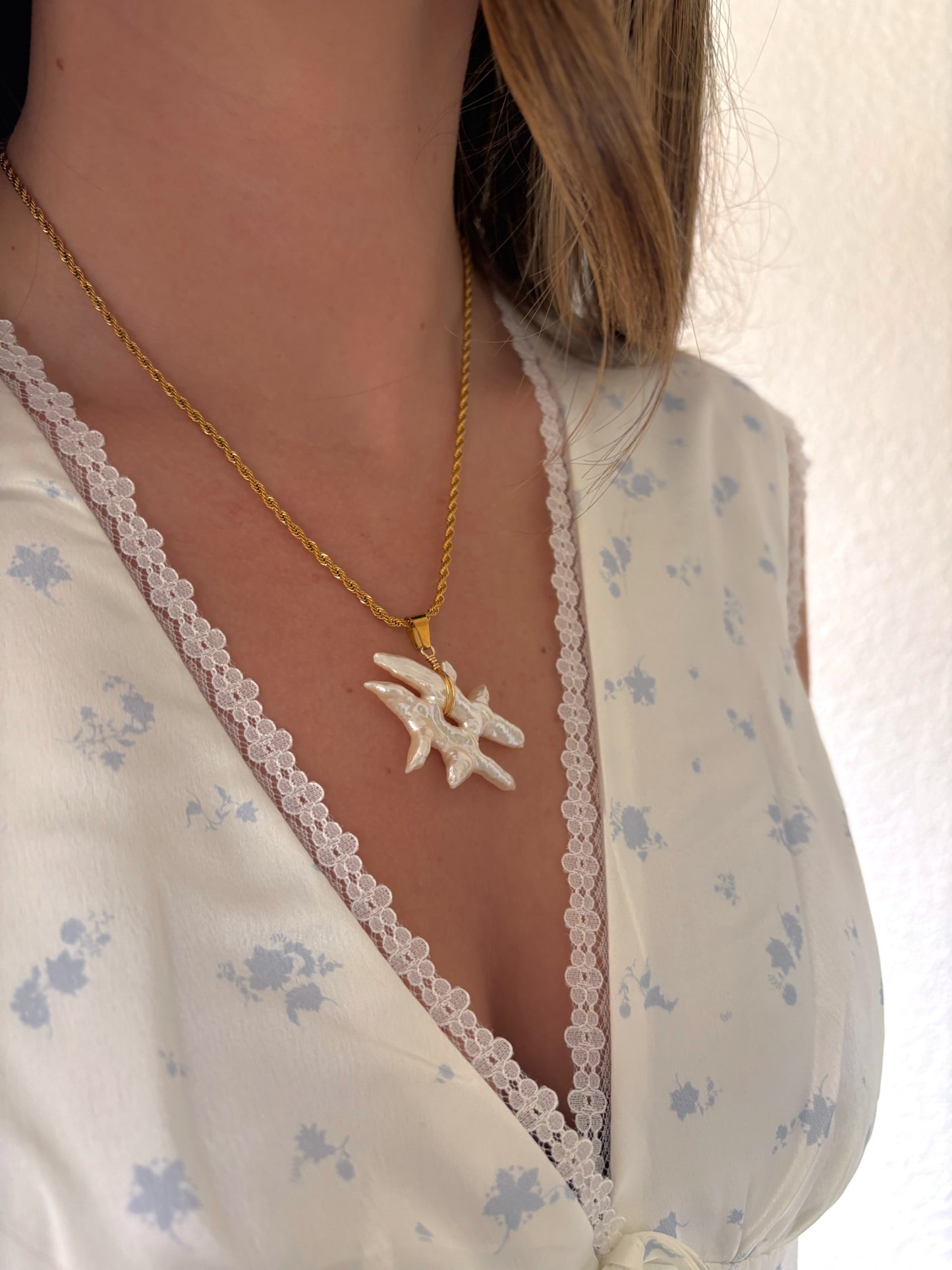 Eliza Pearl Necklace