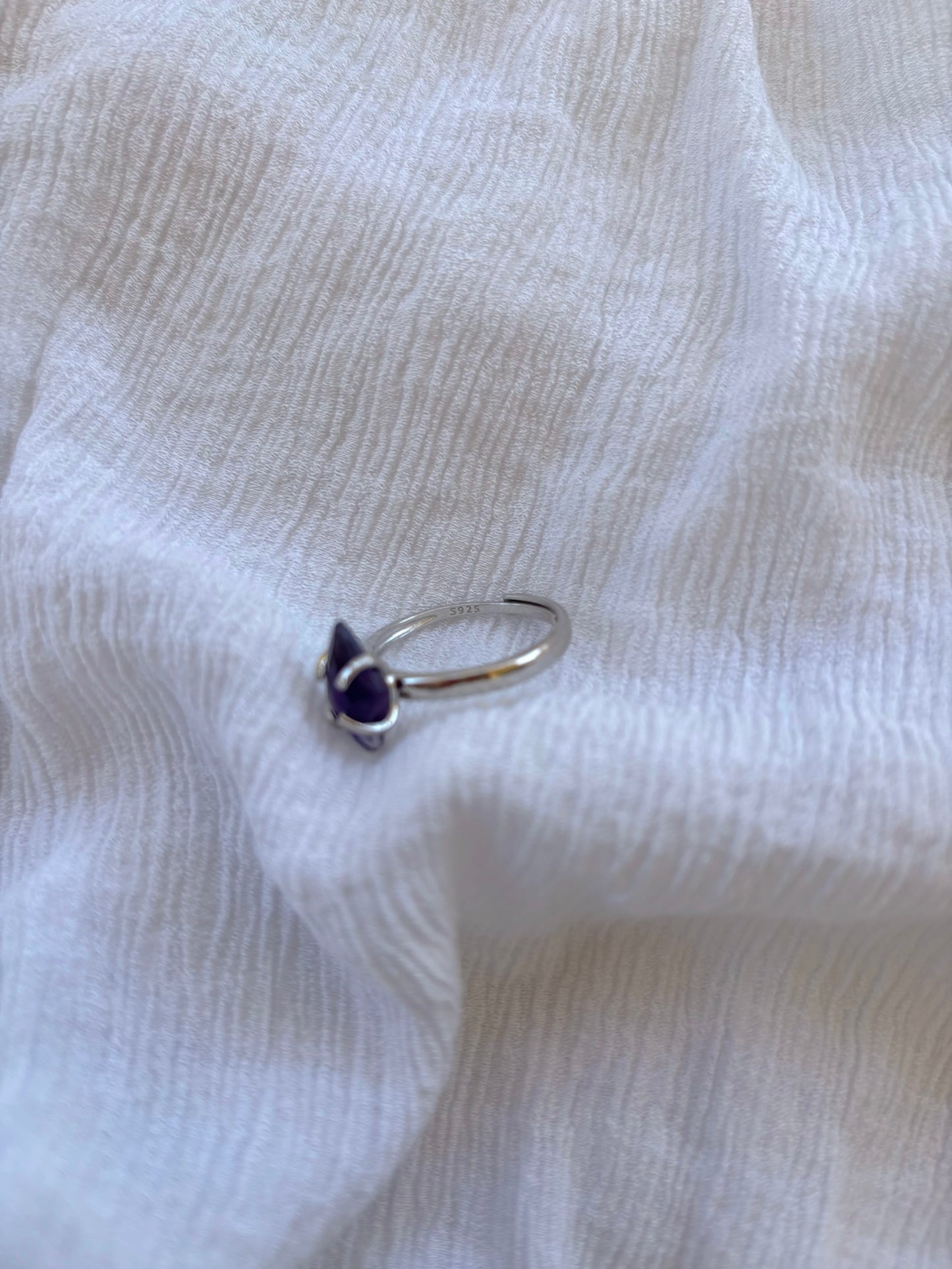 Amethyst Marquise Ring