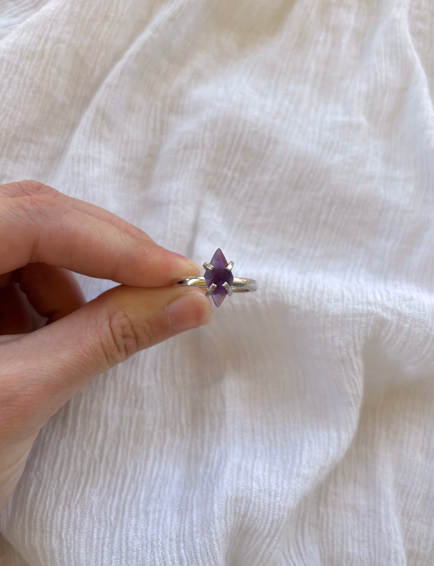 Amethyst Marquise Ring