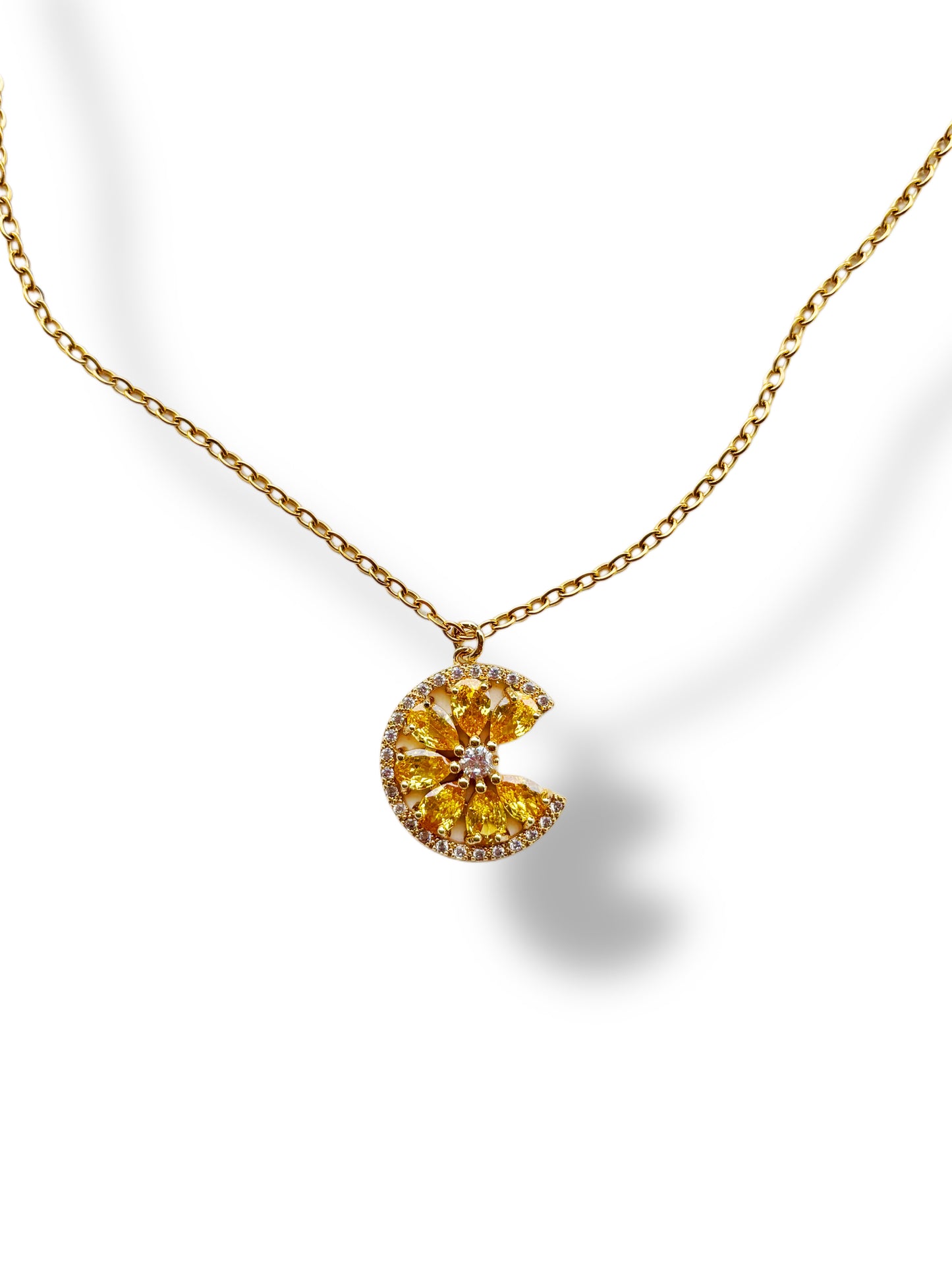 Orange Juice Necklace