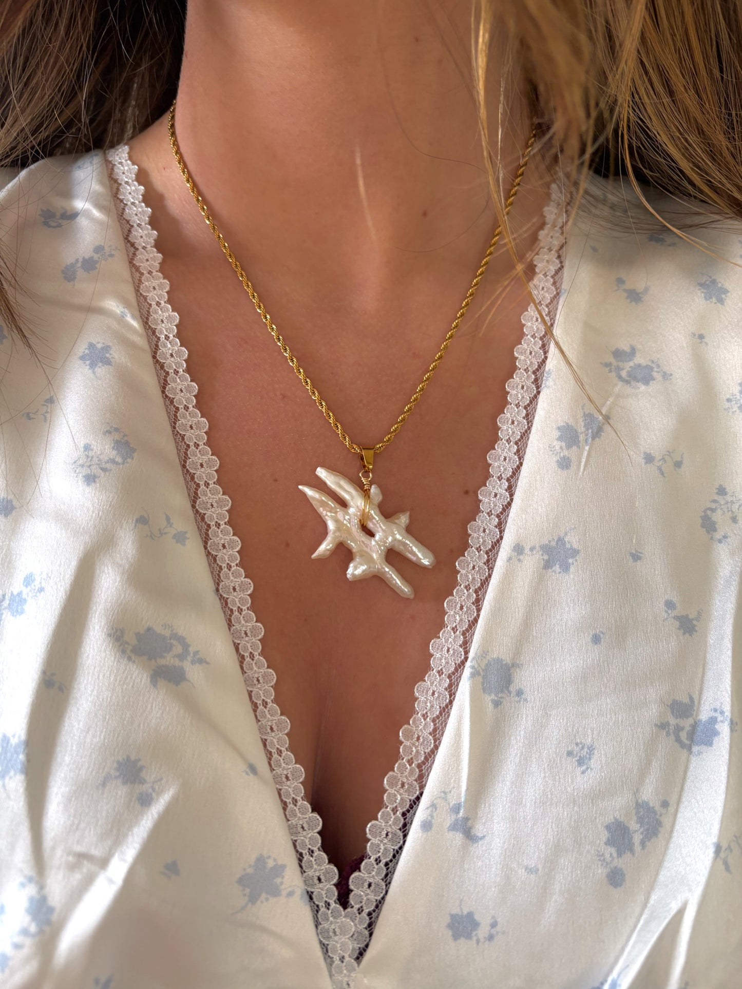 Eliza Pearl Necklace
