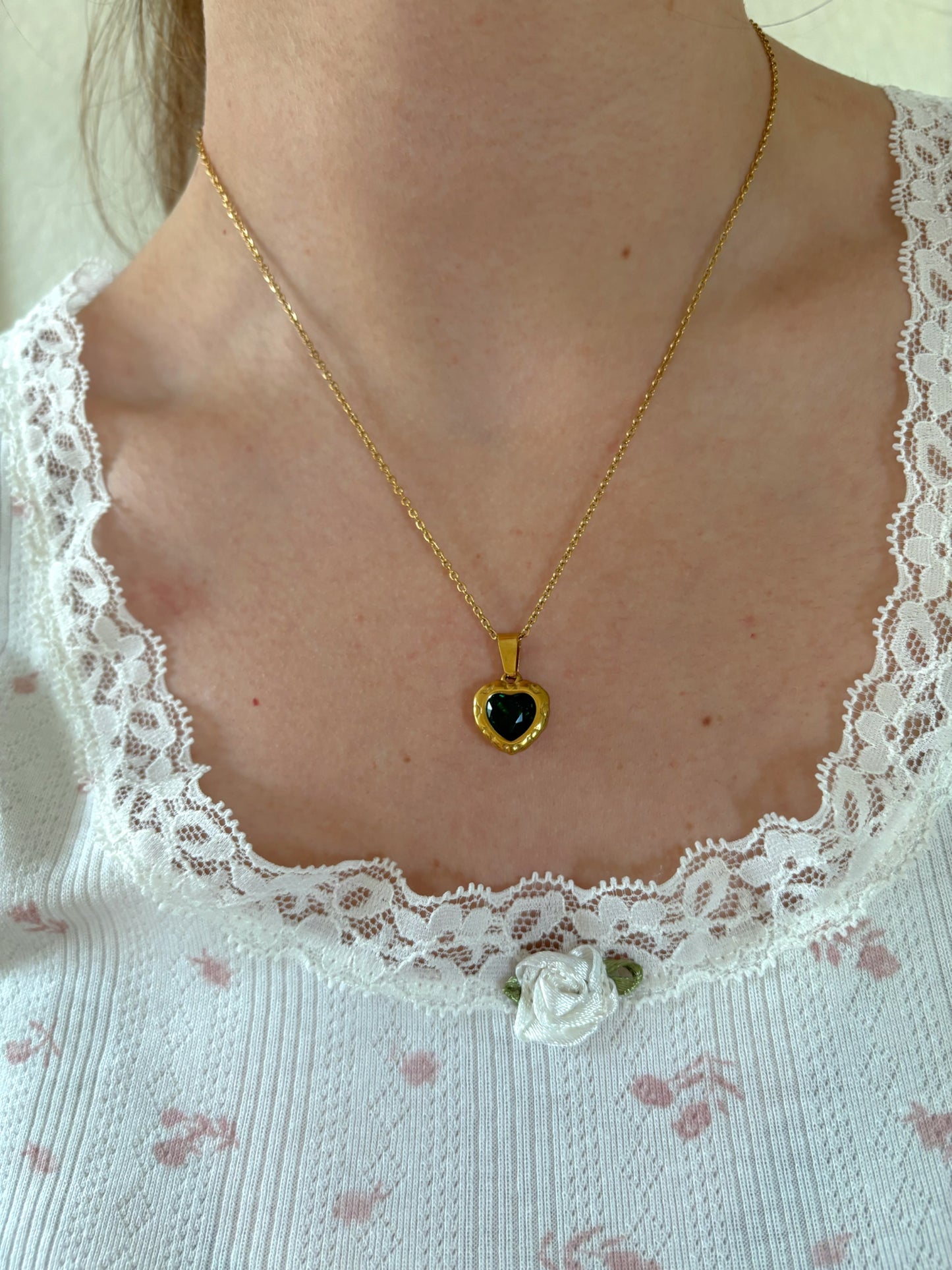 Vintage Heart Necklace
