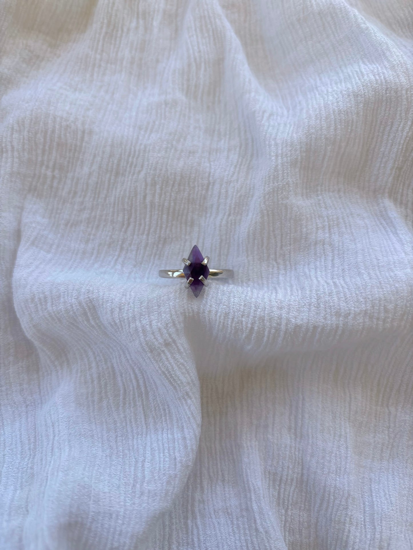 Amethyst Marquise Ring