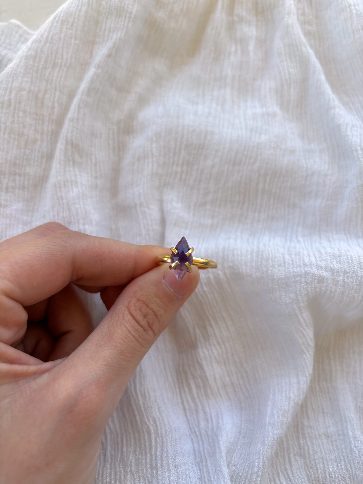 Amethyst Marquise Ring