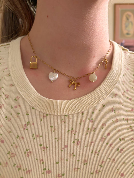 Lovey Dovey Charm Necklace