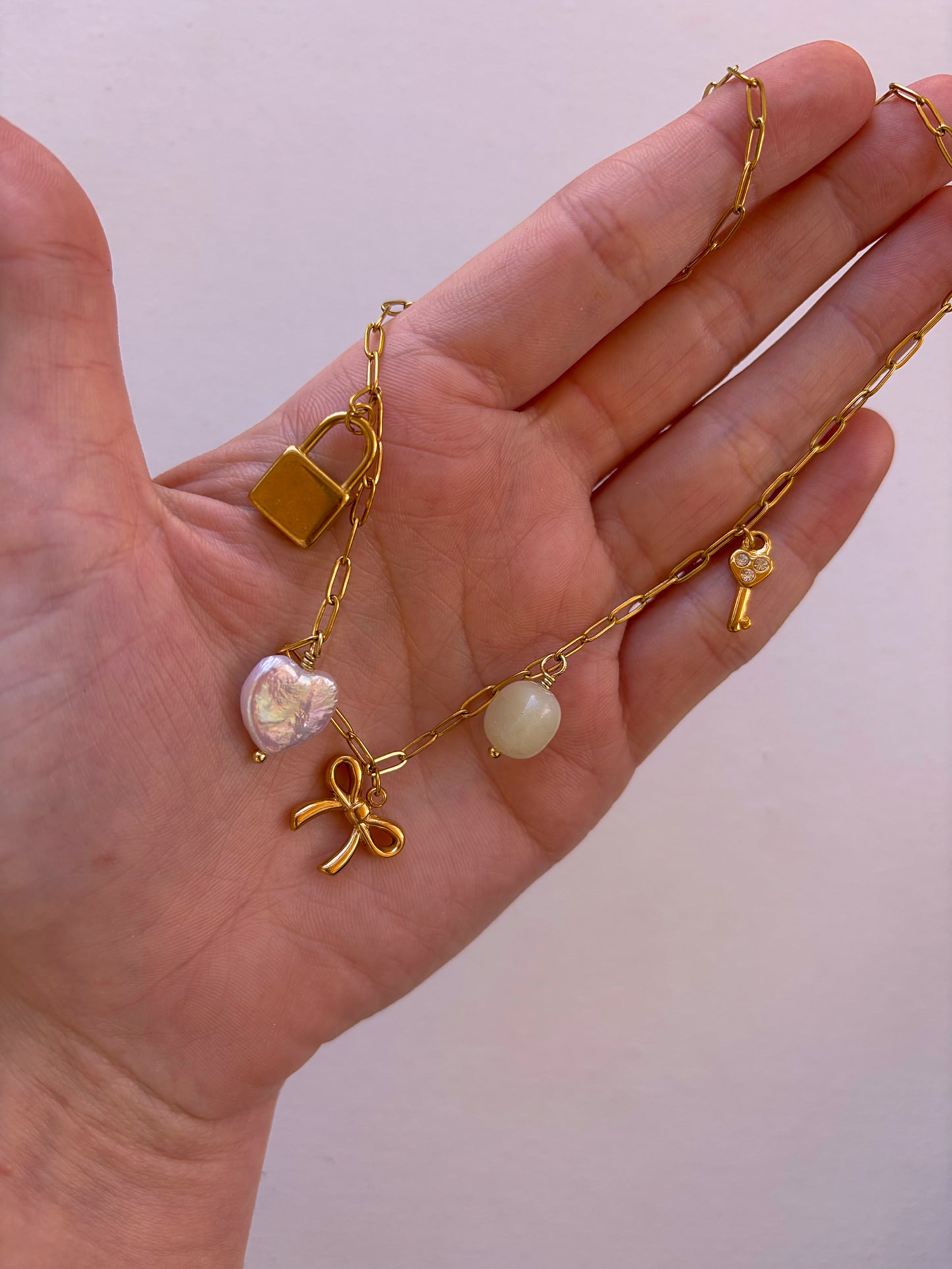 Lovey Dovey Charm Necklace