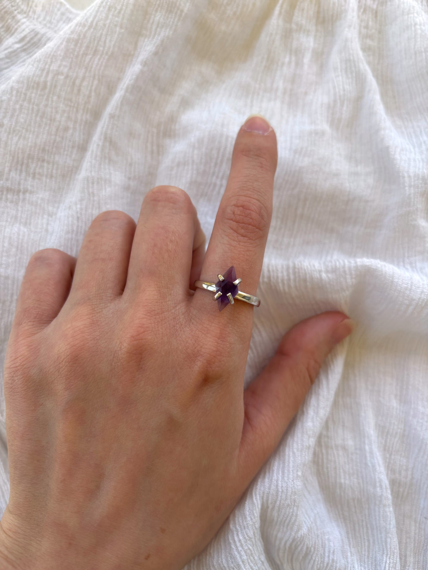 Amethyst Marquise Ring