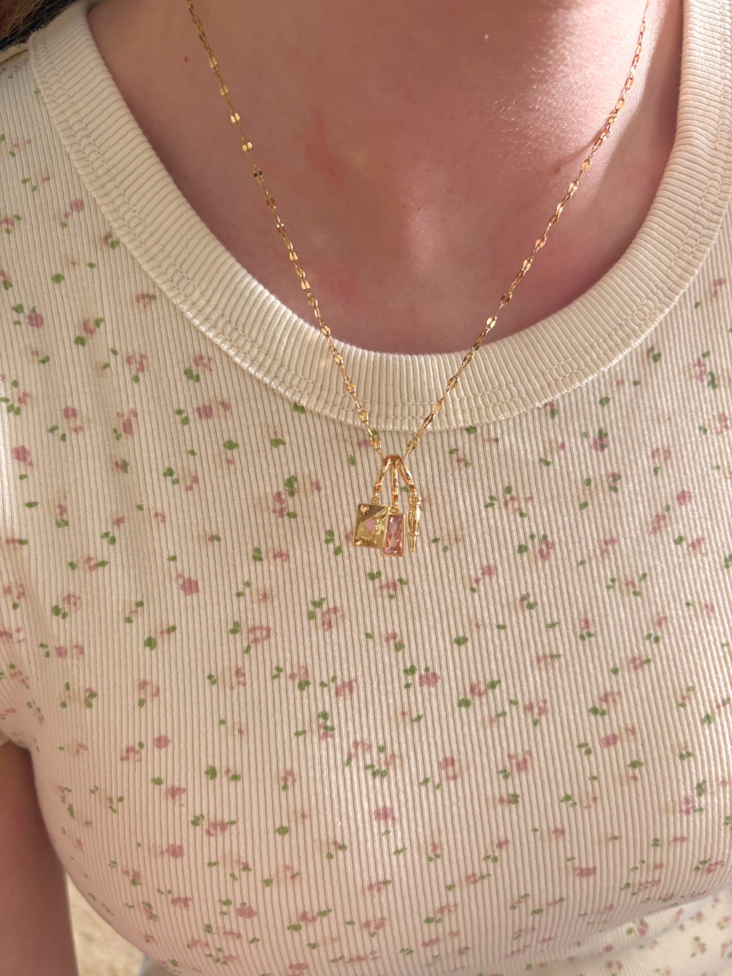 Love Letter Charm Necklace