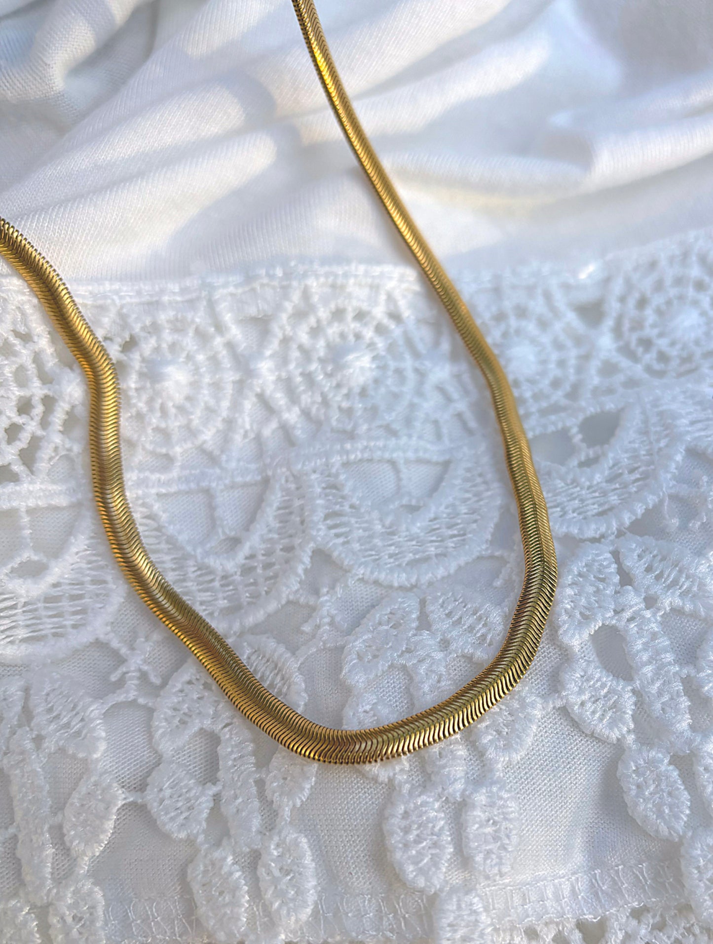 Herringbone Chain Necklace