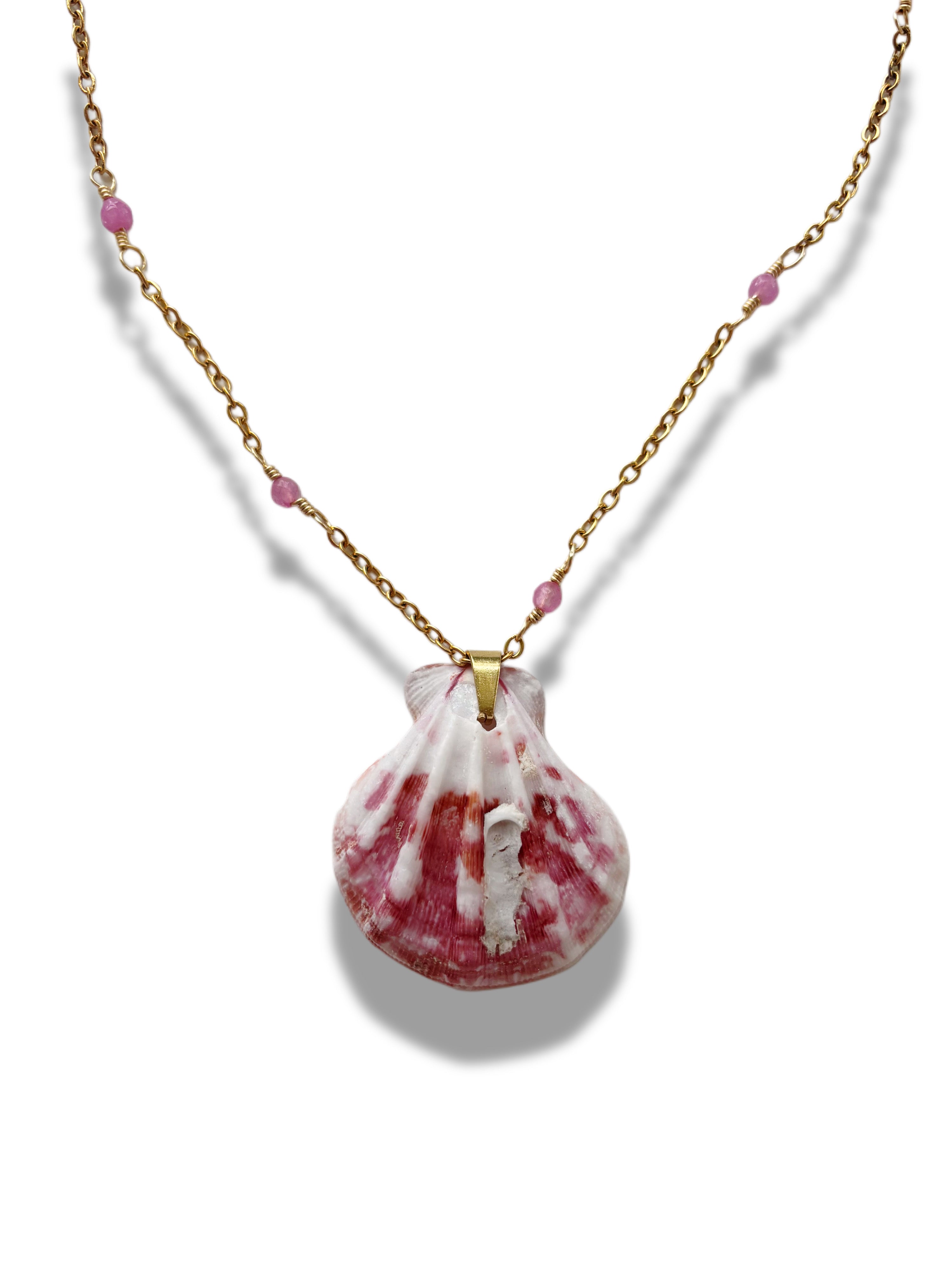 Pink Paradise Shell Necklace