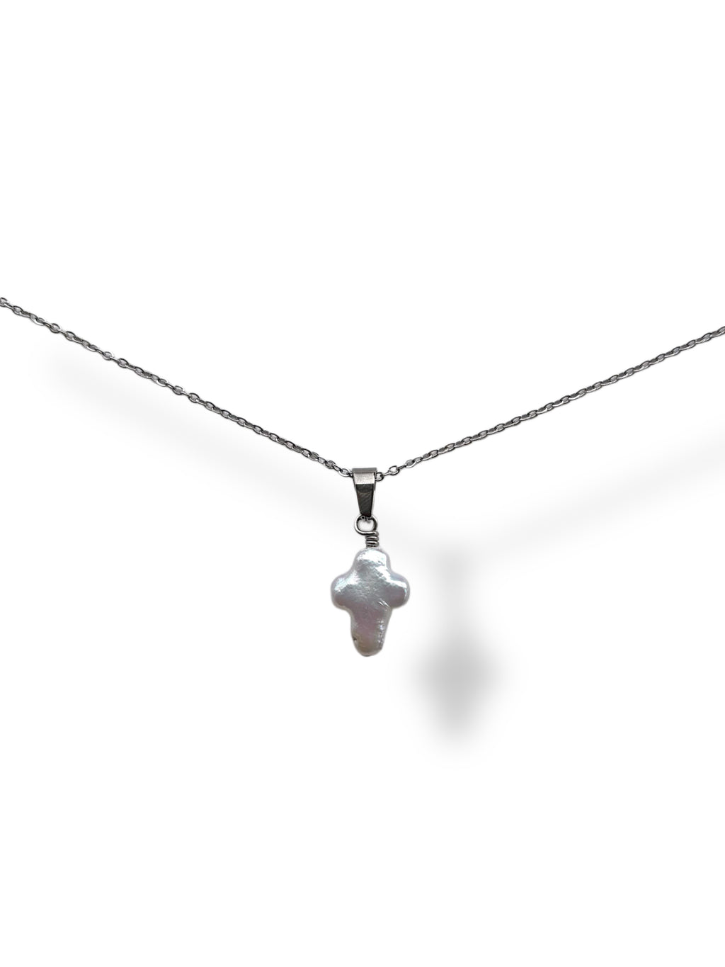 Pearl Cross Necklace