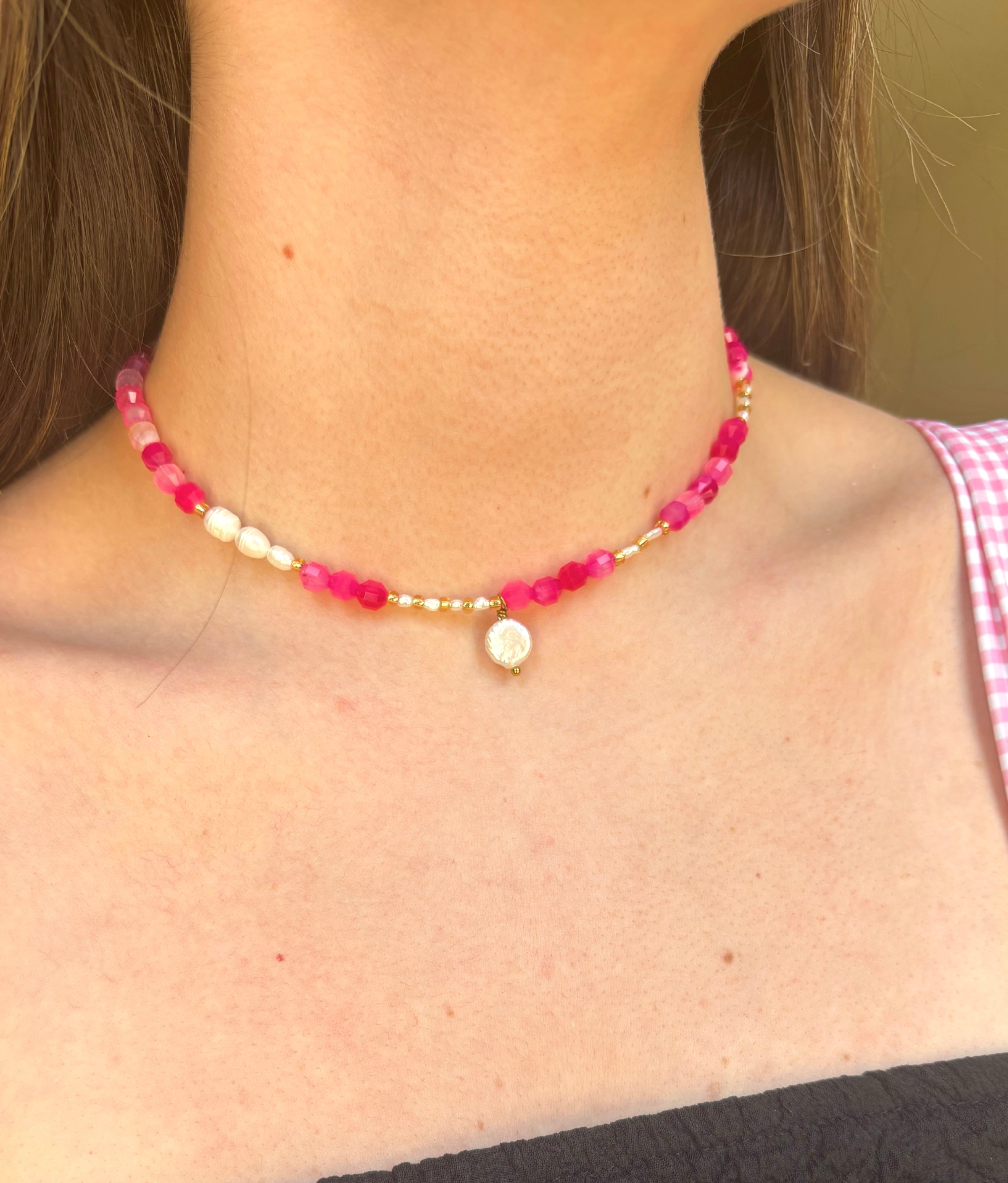 Hibiscus Haze Necklace