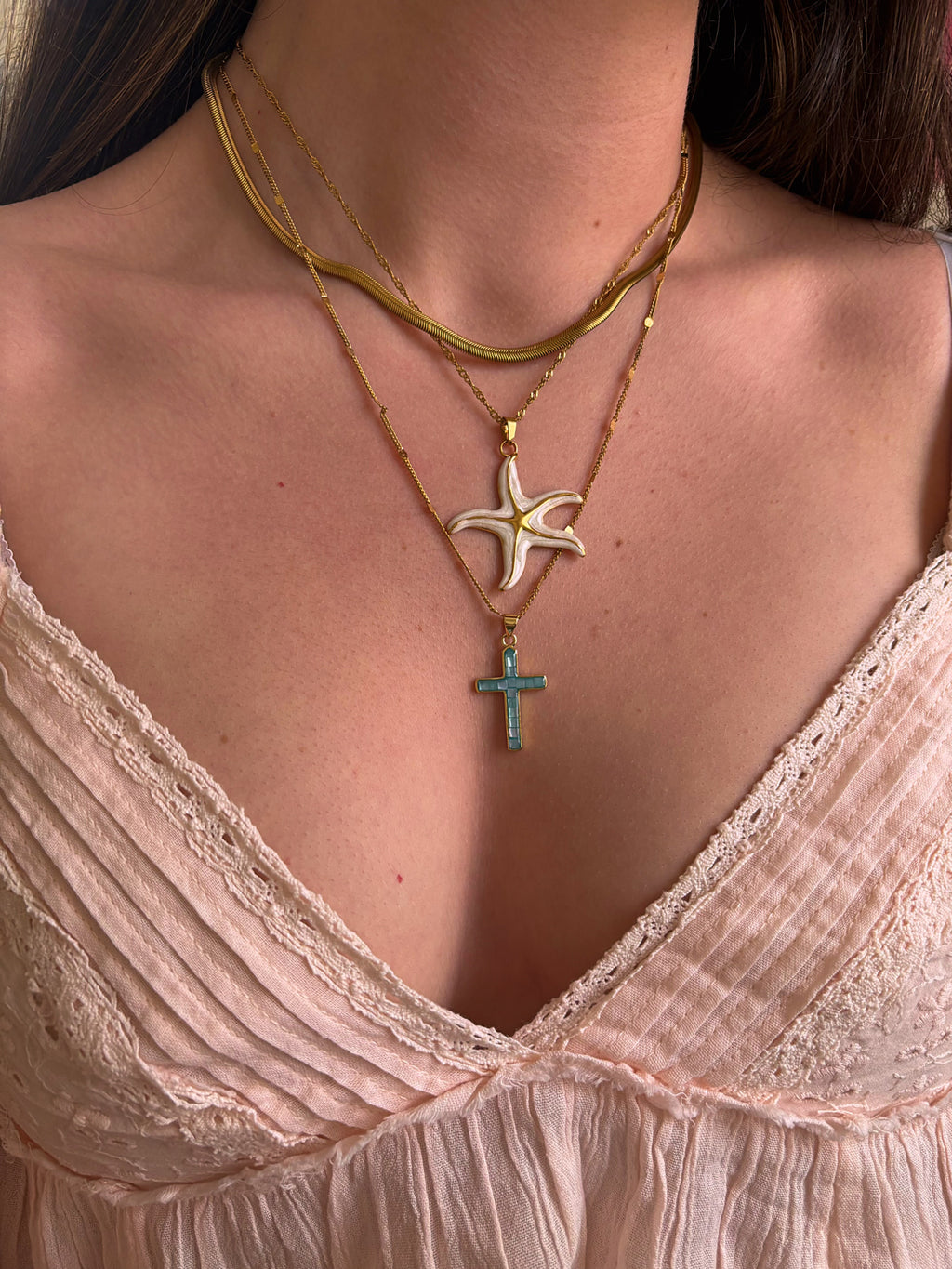 PRE ORDER Marcelina Cross Necklace