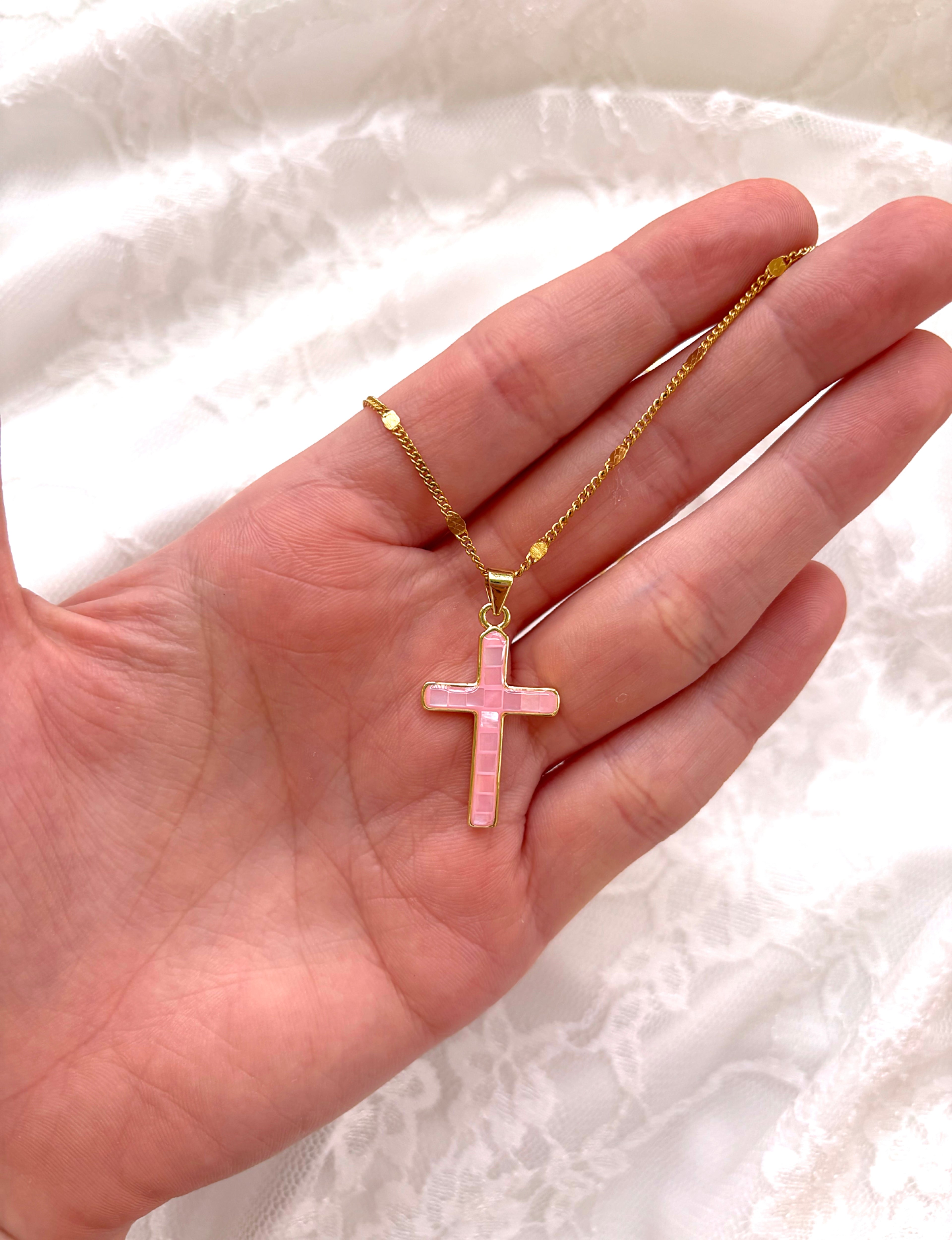 Marcelina Cross Necklace