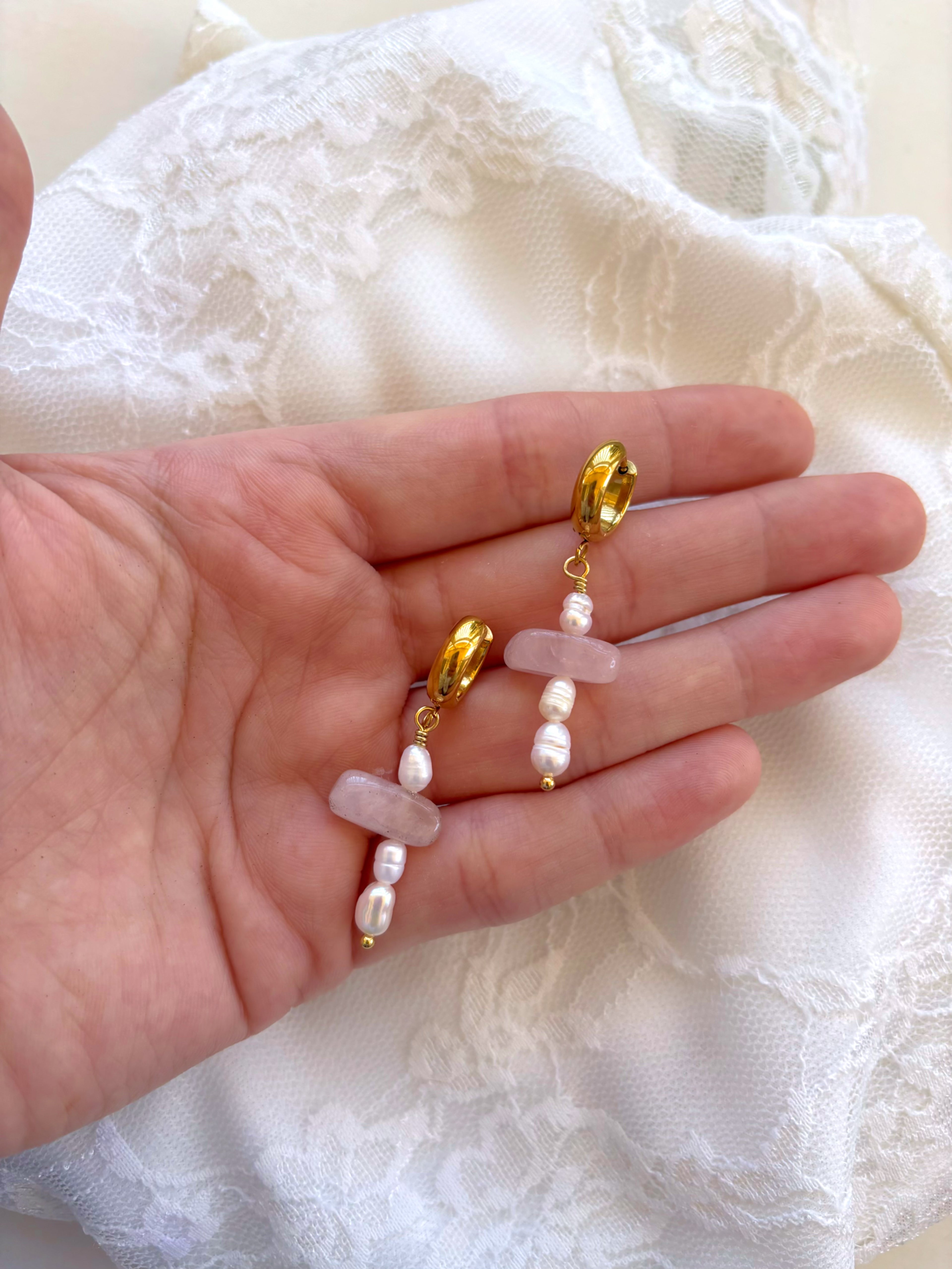 Sugared Citrus Cross Earrings