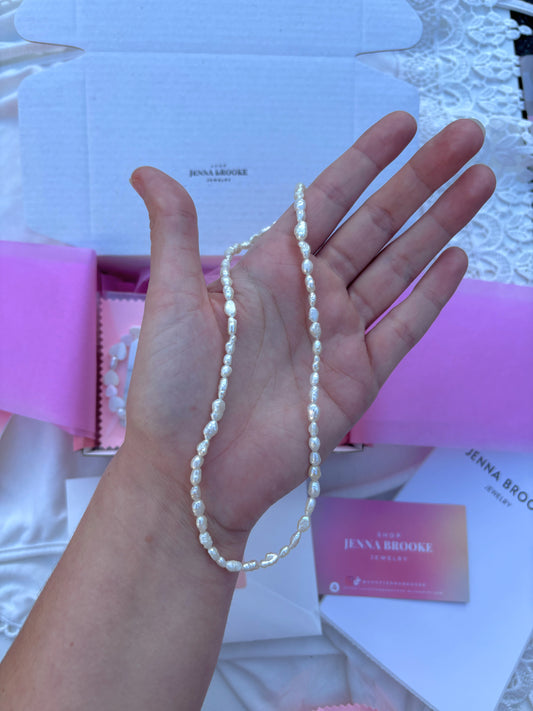 Rice Pearl Necklace