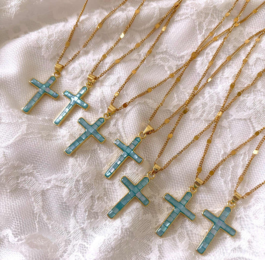 PRE ORDER Marcelina Cross Necklace