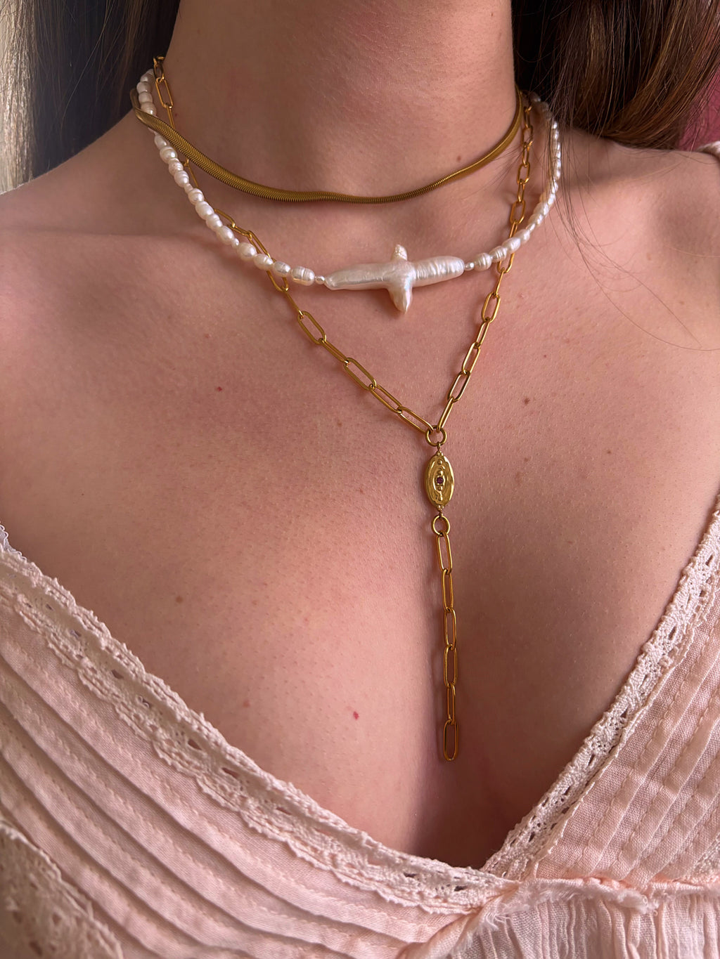 Seaside Pearl Necklace