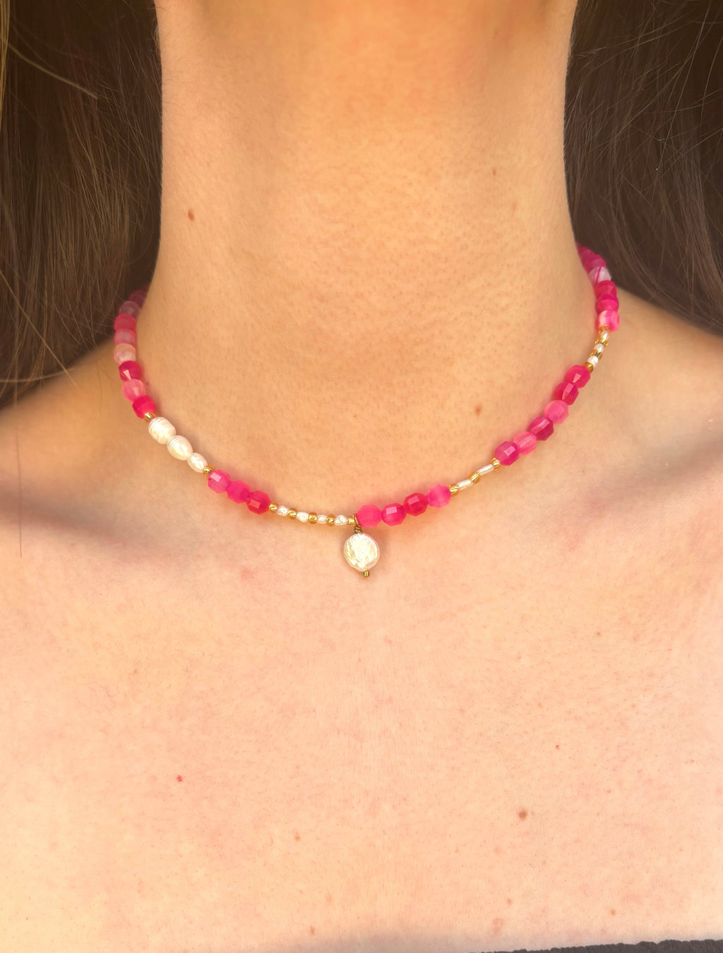 Hibiscus Haze Necklace