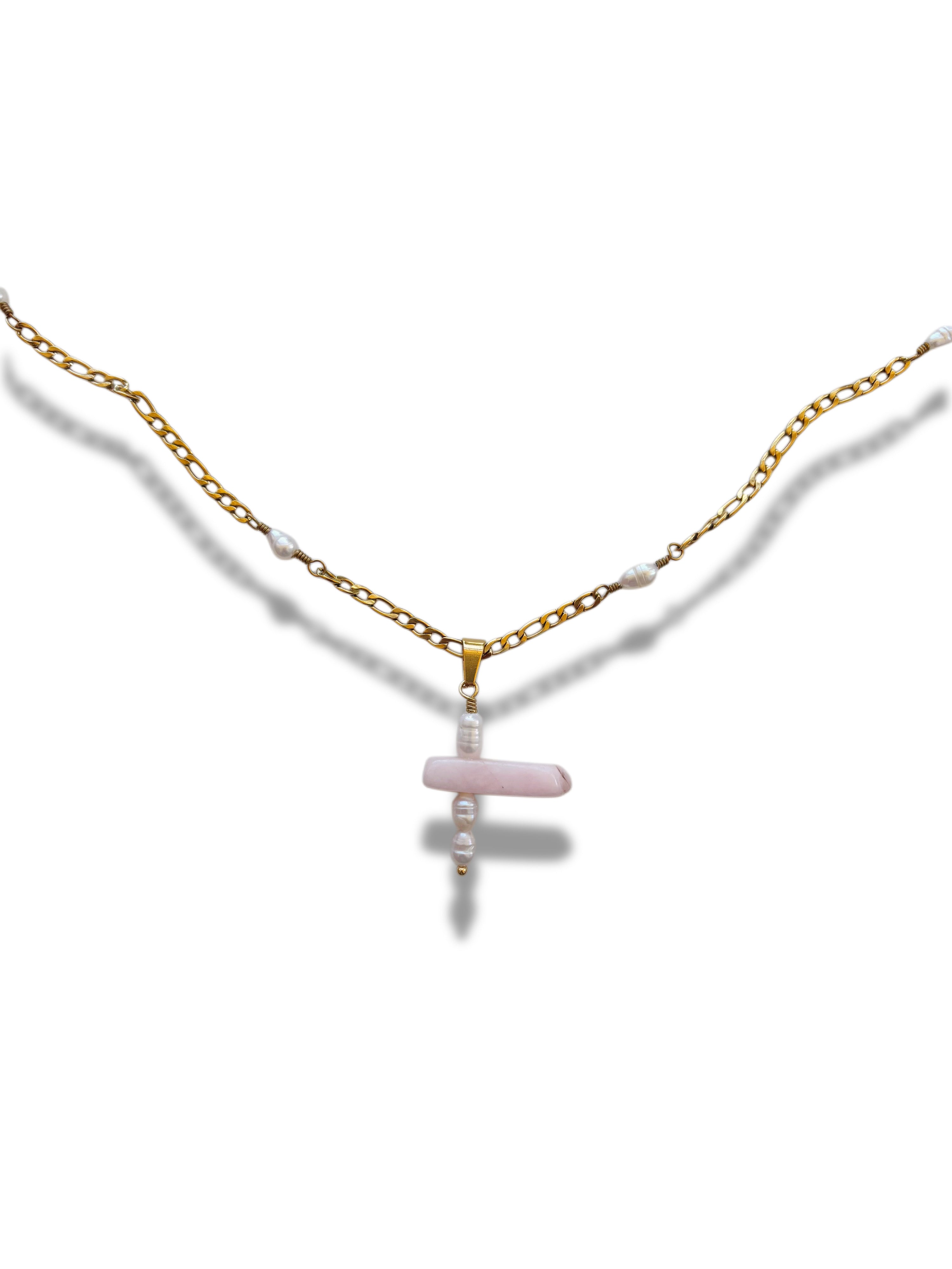 Sugared Citrus Cross Necklace