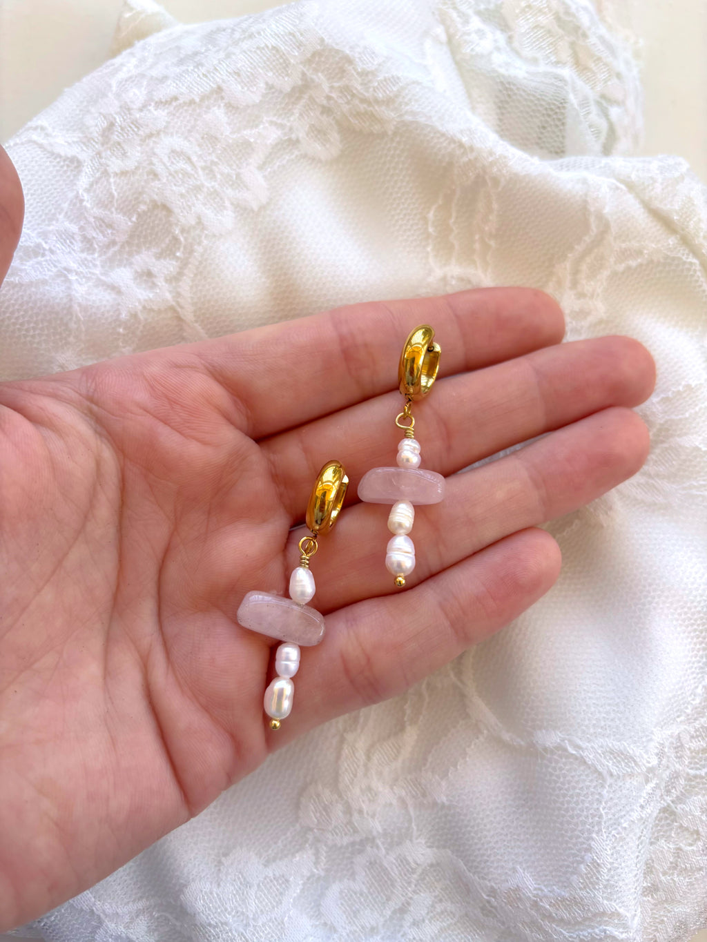 Sugared Citrus Cross Earrings