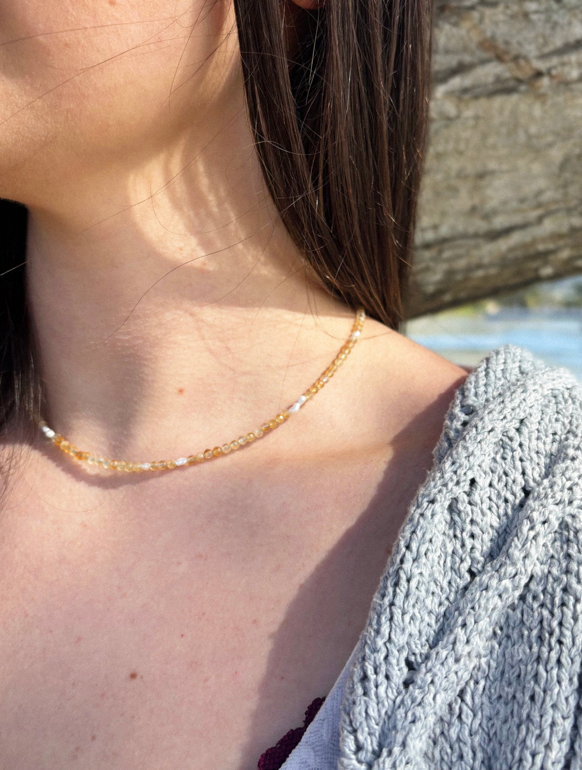 Honey Drop Necklace