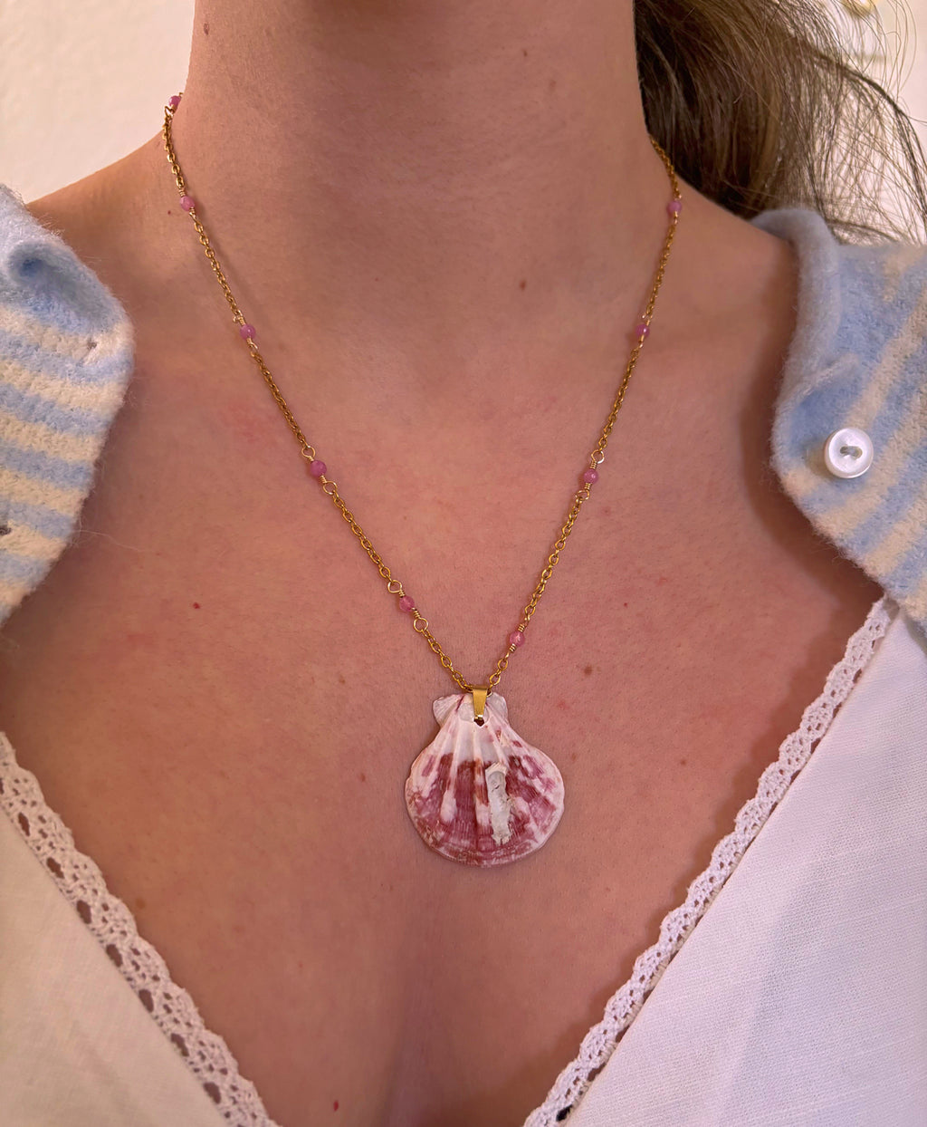 Pink Paradise Shell Necklace