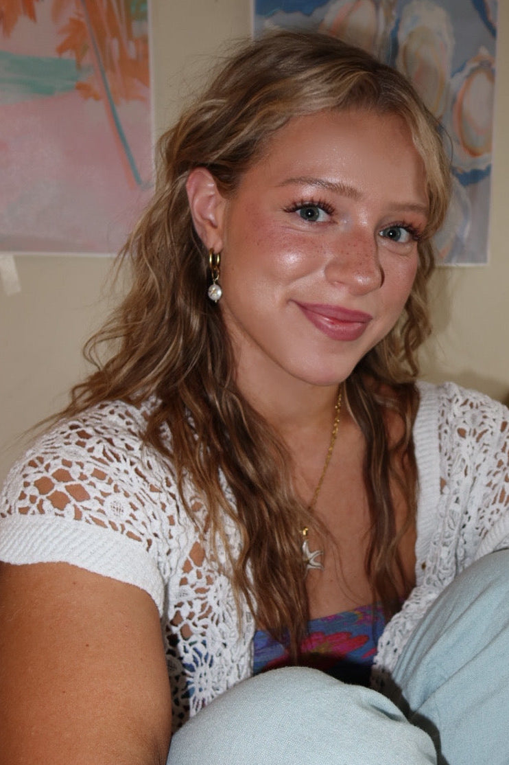 Pearl Star Earrings