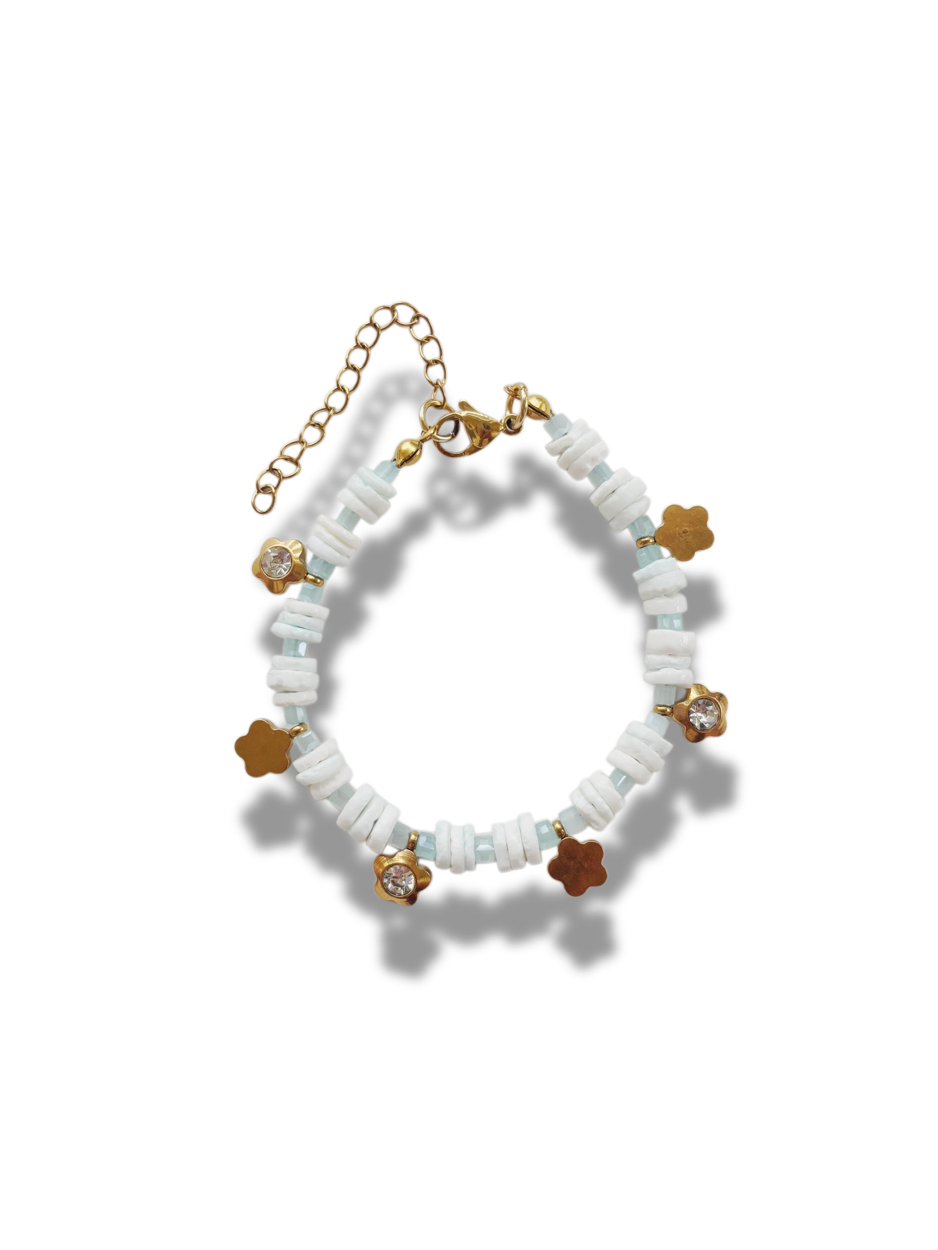 Seafoam Blossom Bracelet