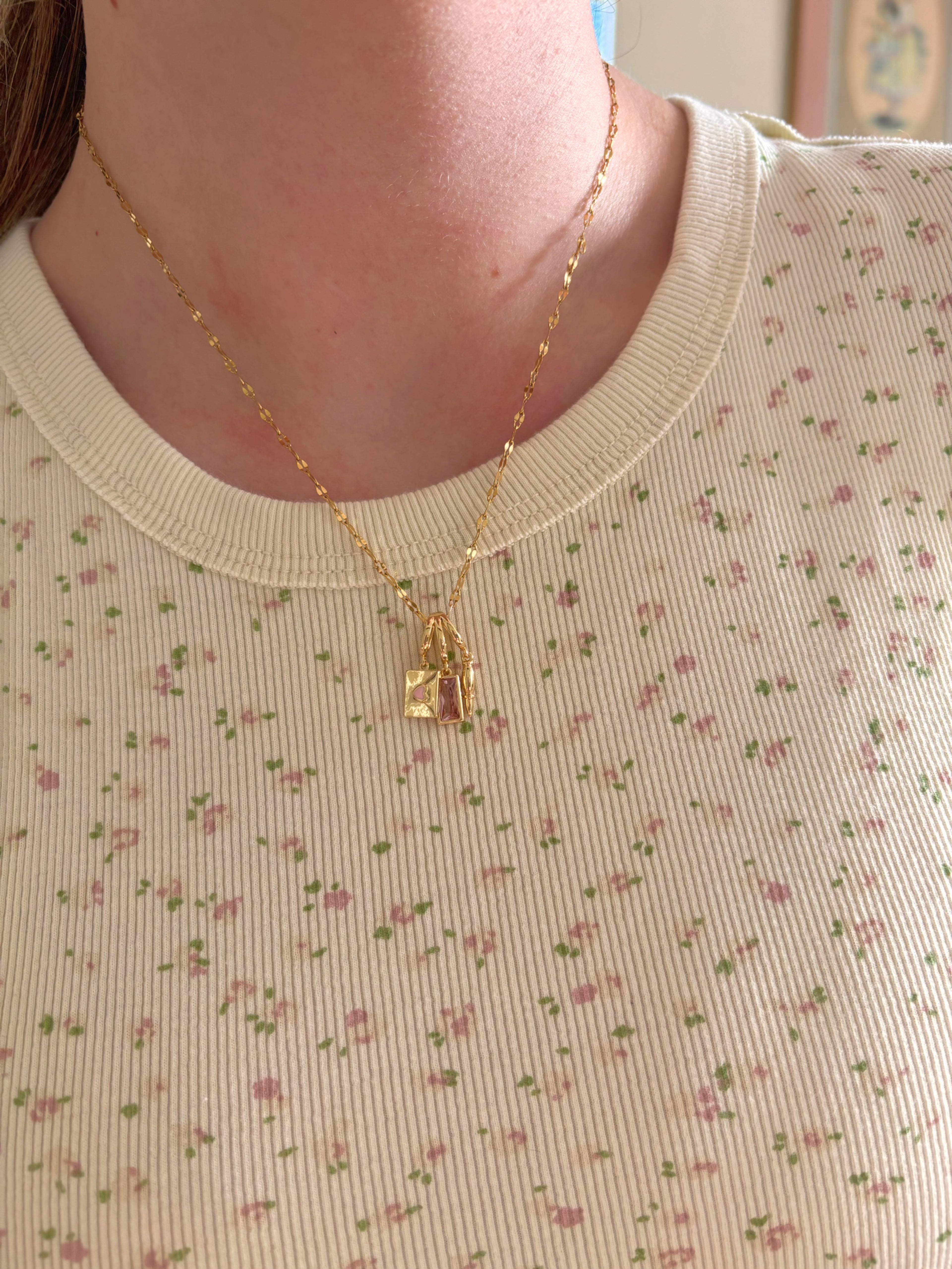 Love Letter Charm Necklace