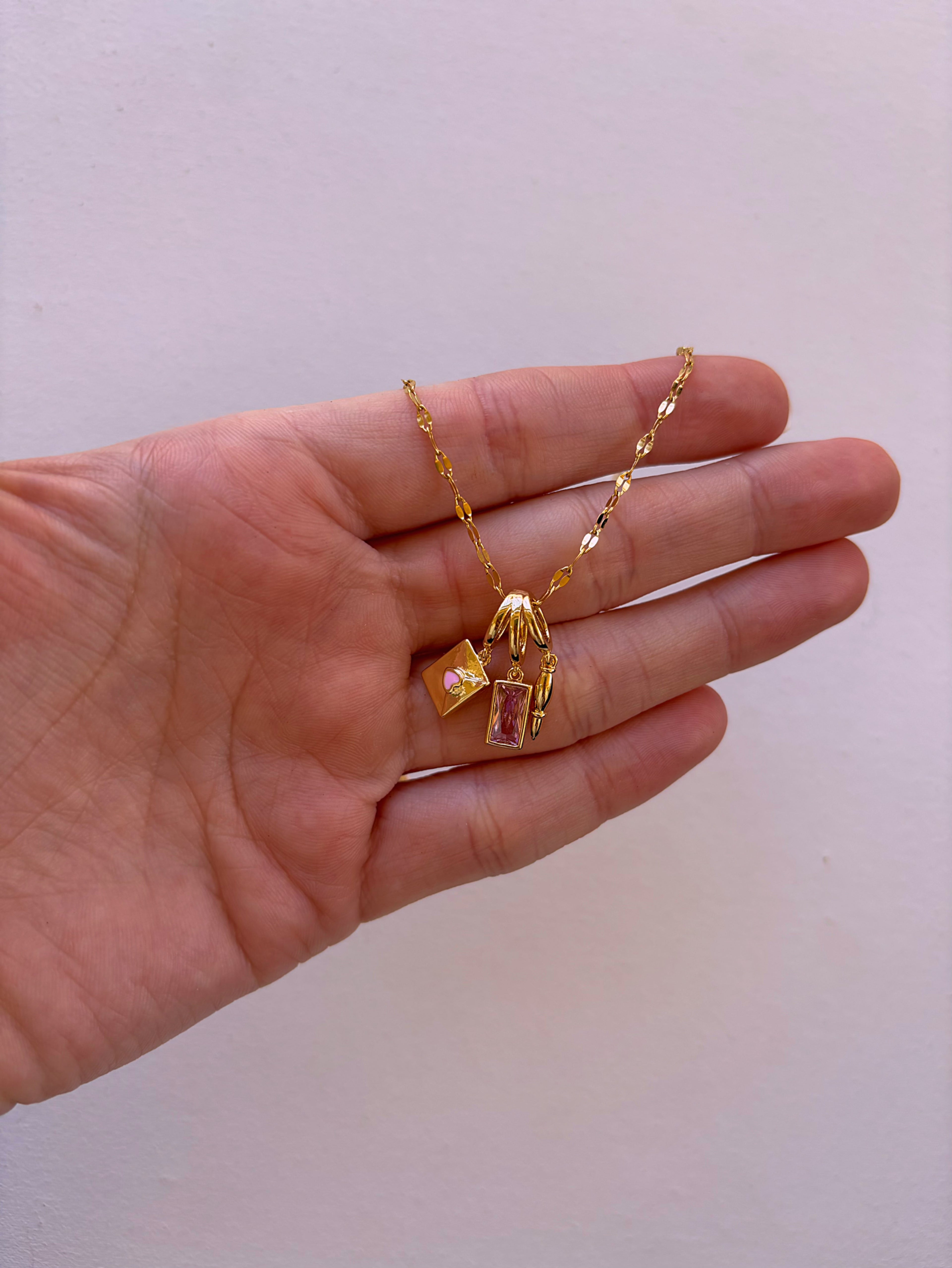 Love Letter Charm Necklace