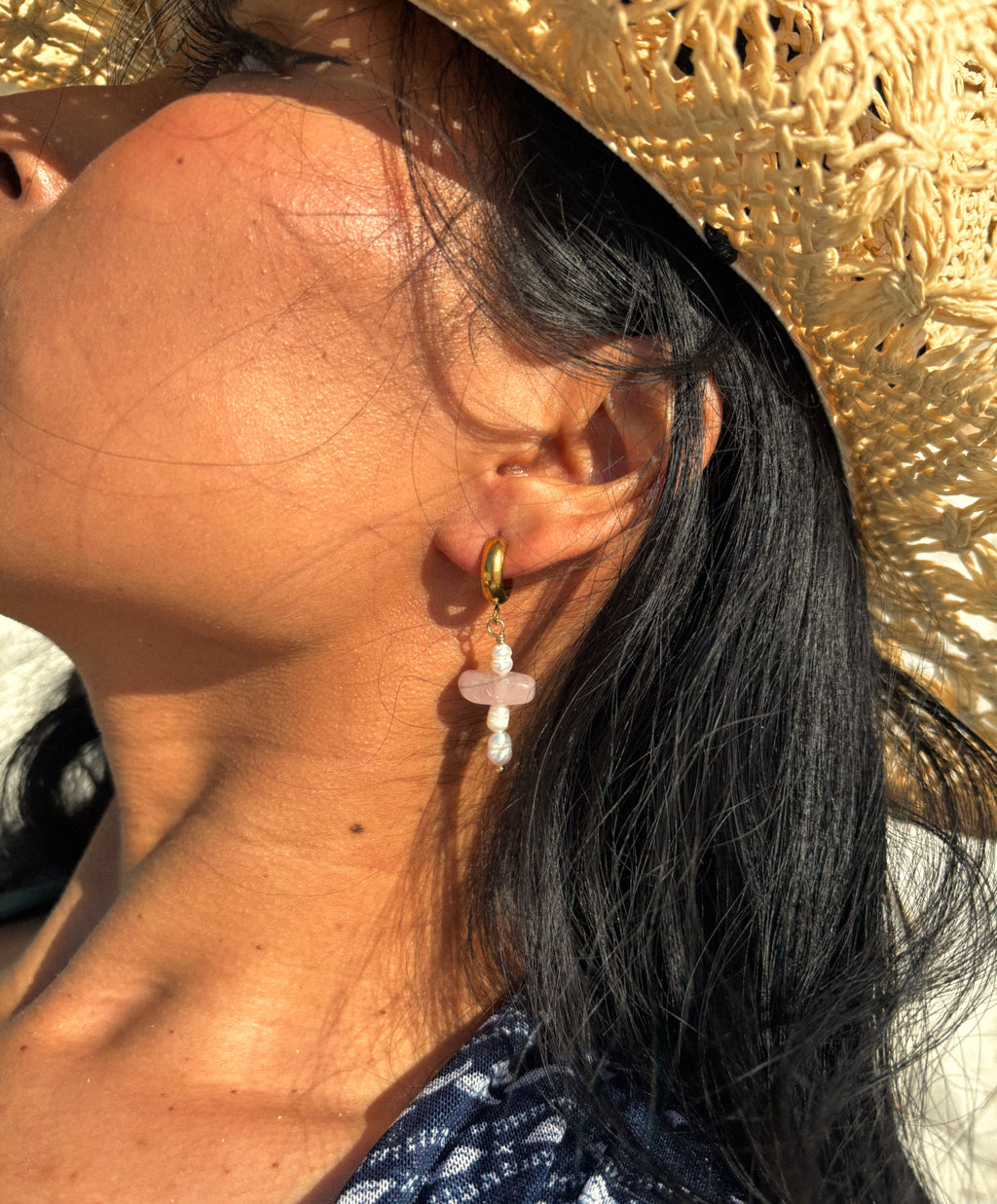 Sugared Citrus Cross Earrings