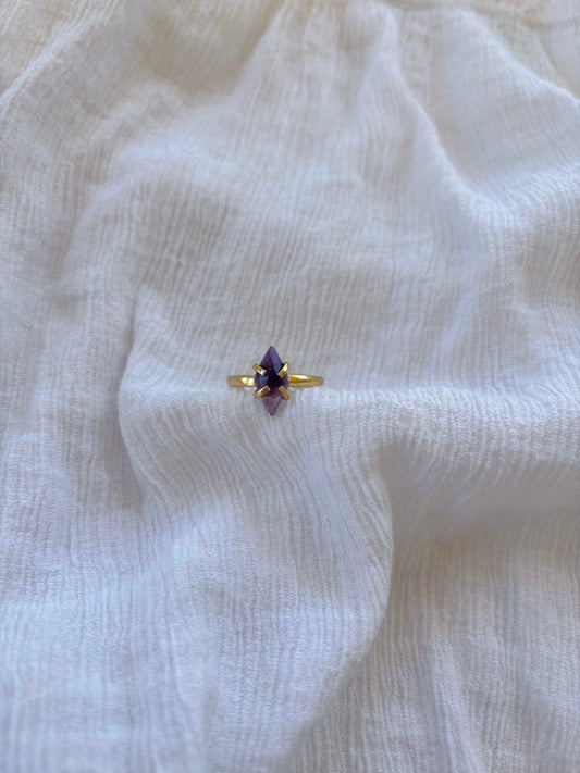 Amethyst Marquise Ring