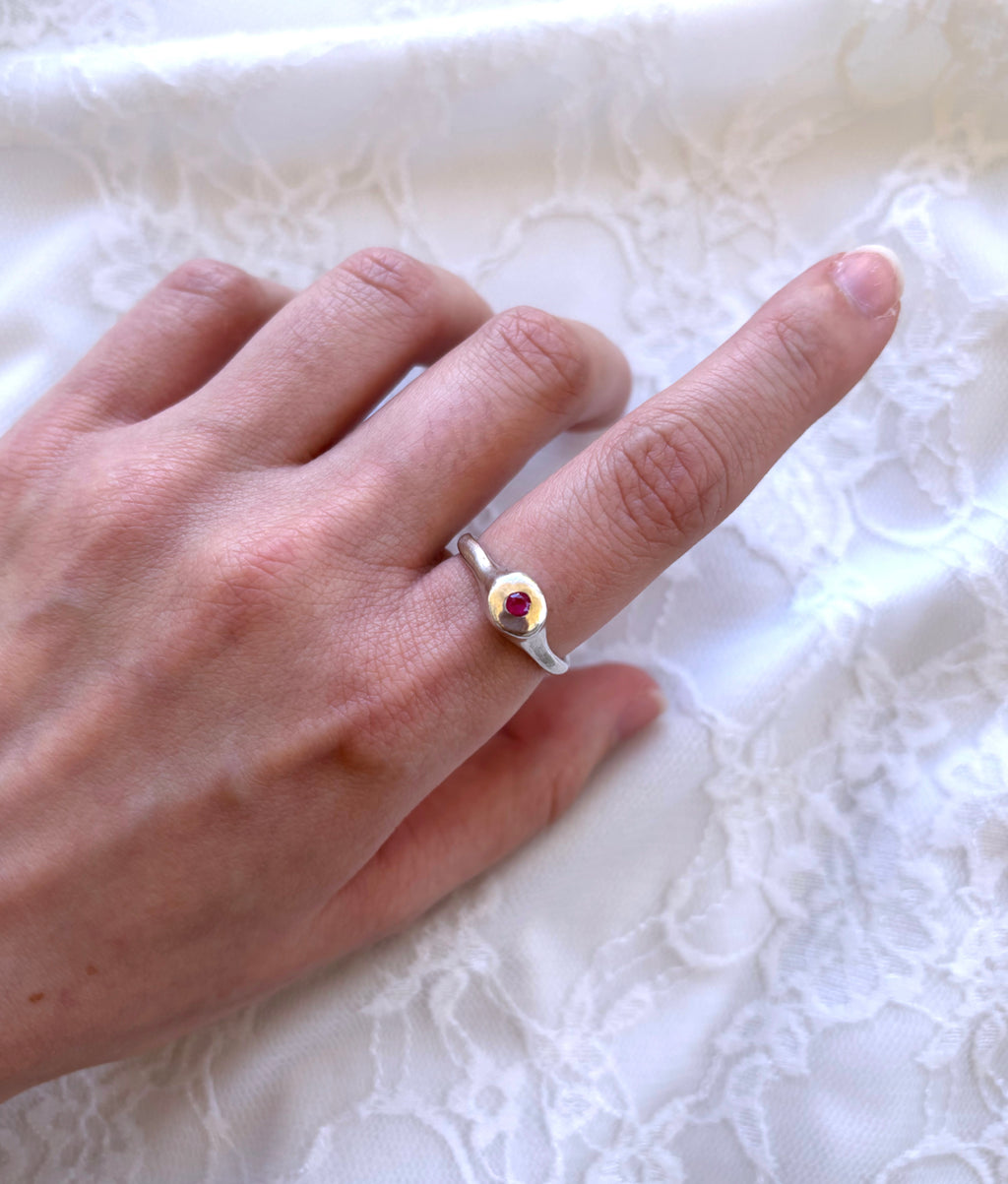 Ruby Signet Ring