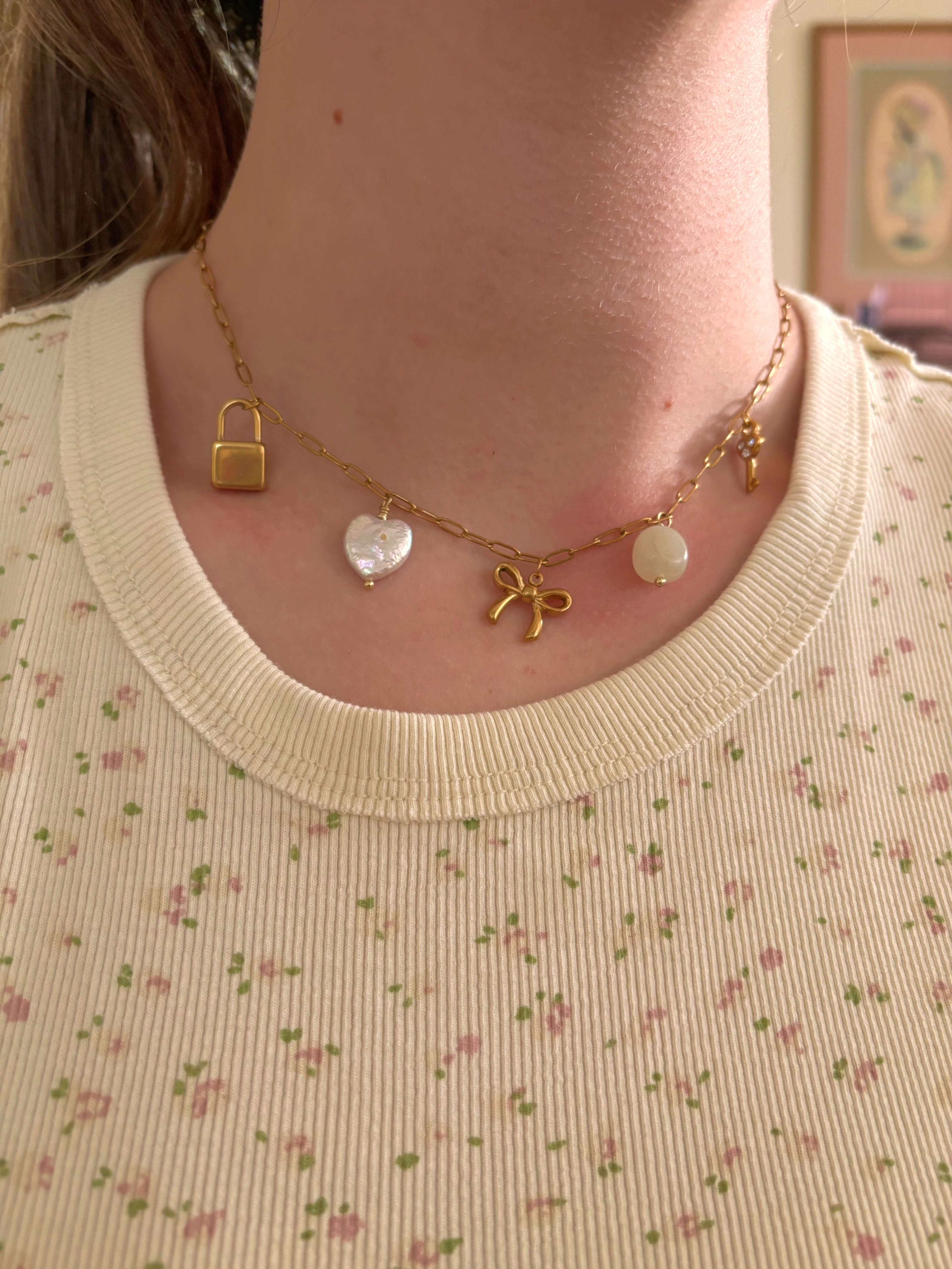 Lovey Dovey Charm Necklace