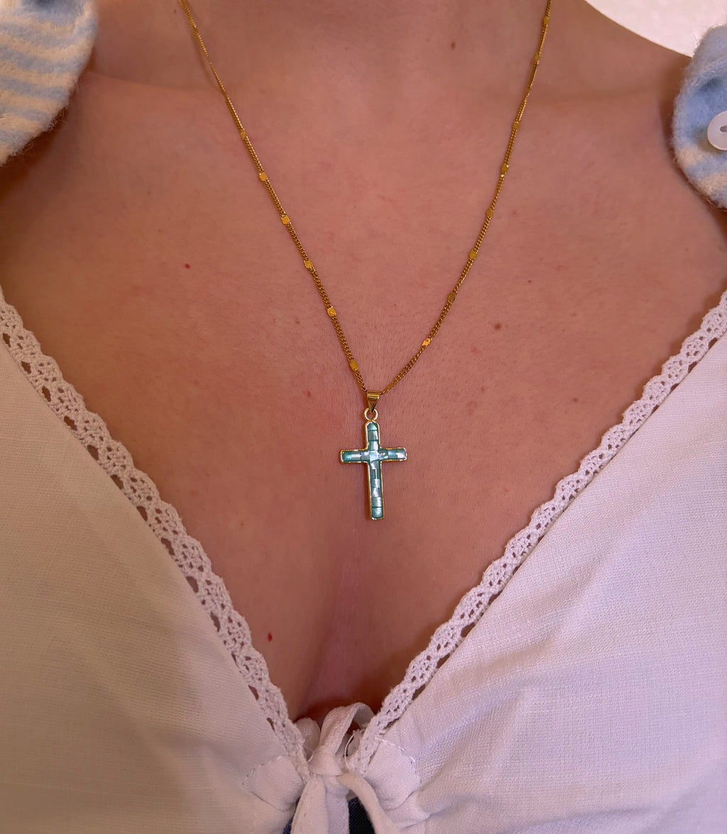 PRE ORDER Marcelina Cross Necklace