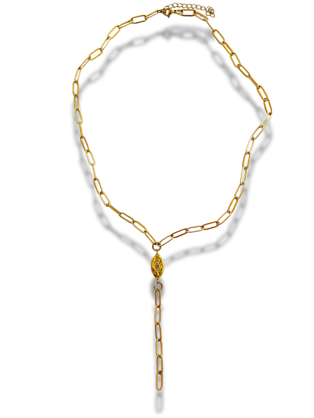 Sun-Kissed Lariat Necklace