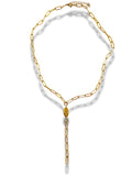 Sun-Kissed Lariat Necklace