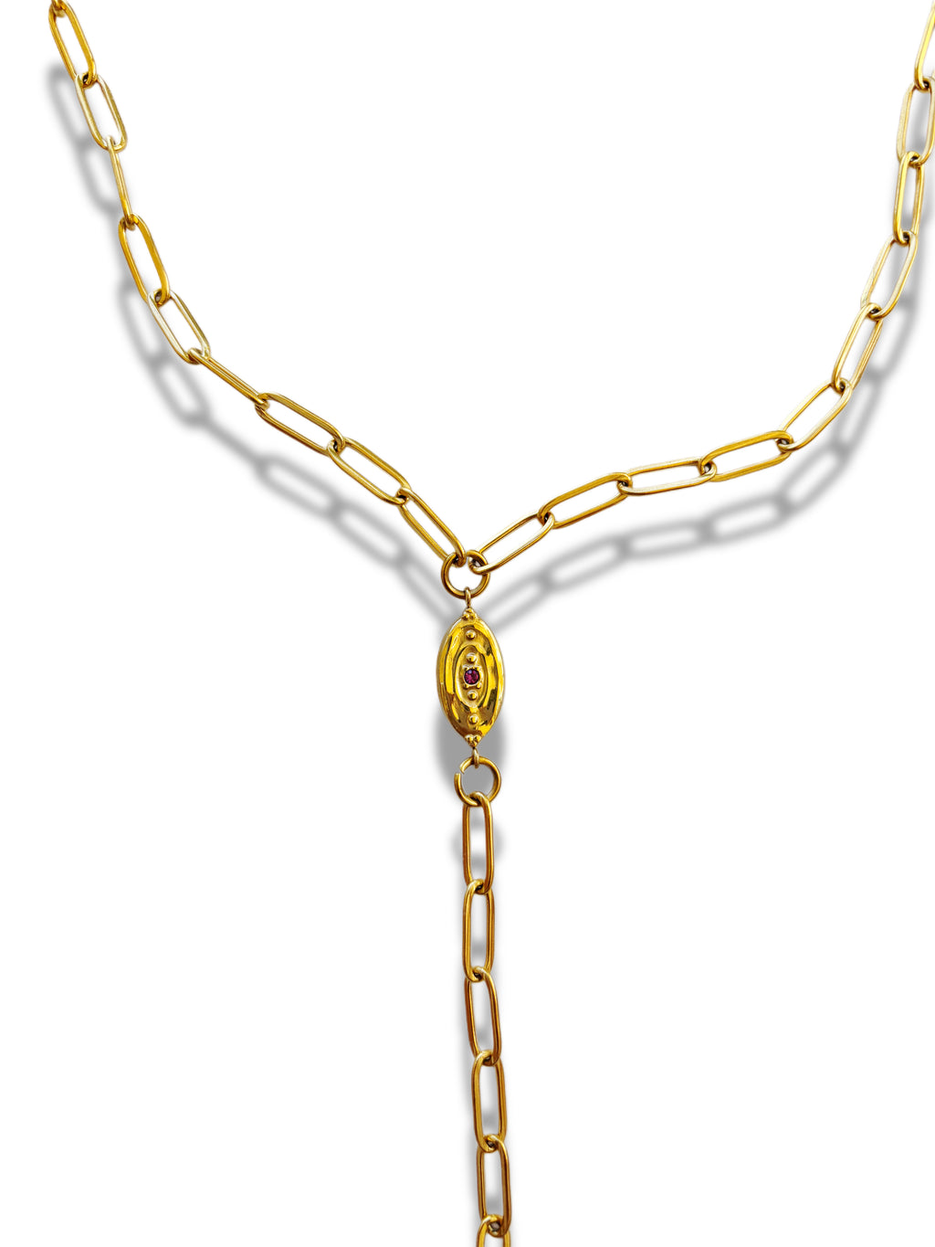 Sun-Kissed Lariat Necklace