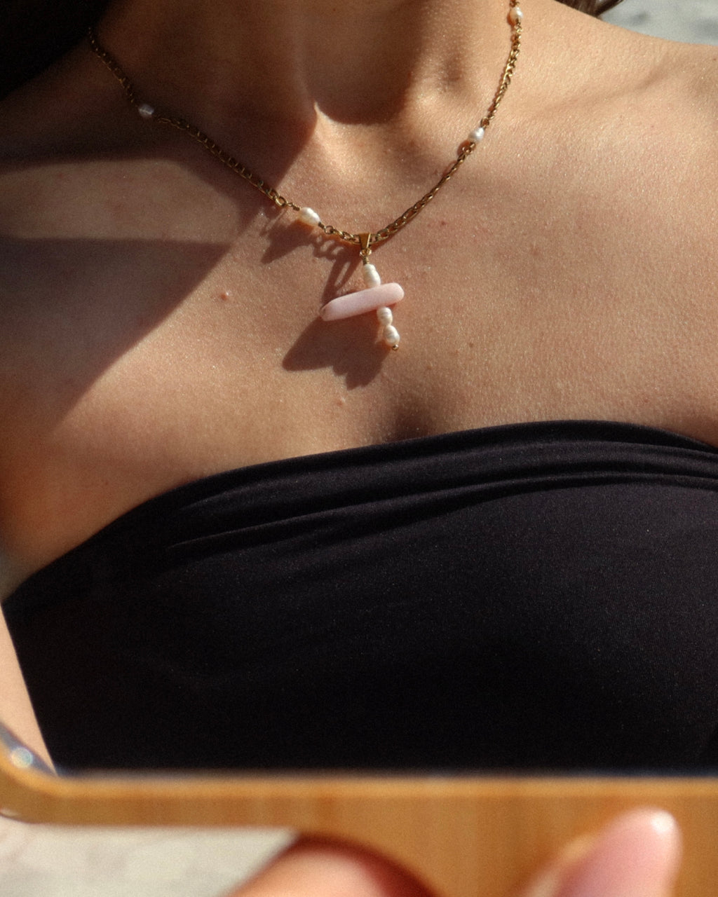 Sugared Citrus Cross Necklace