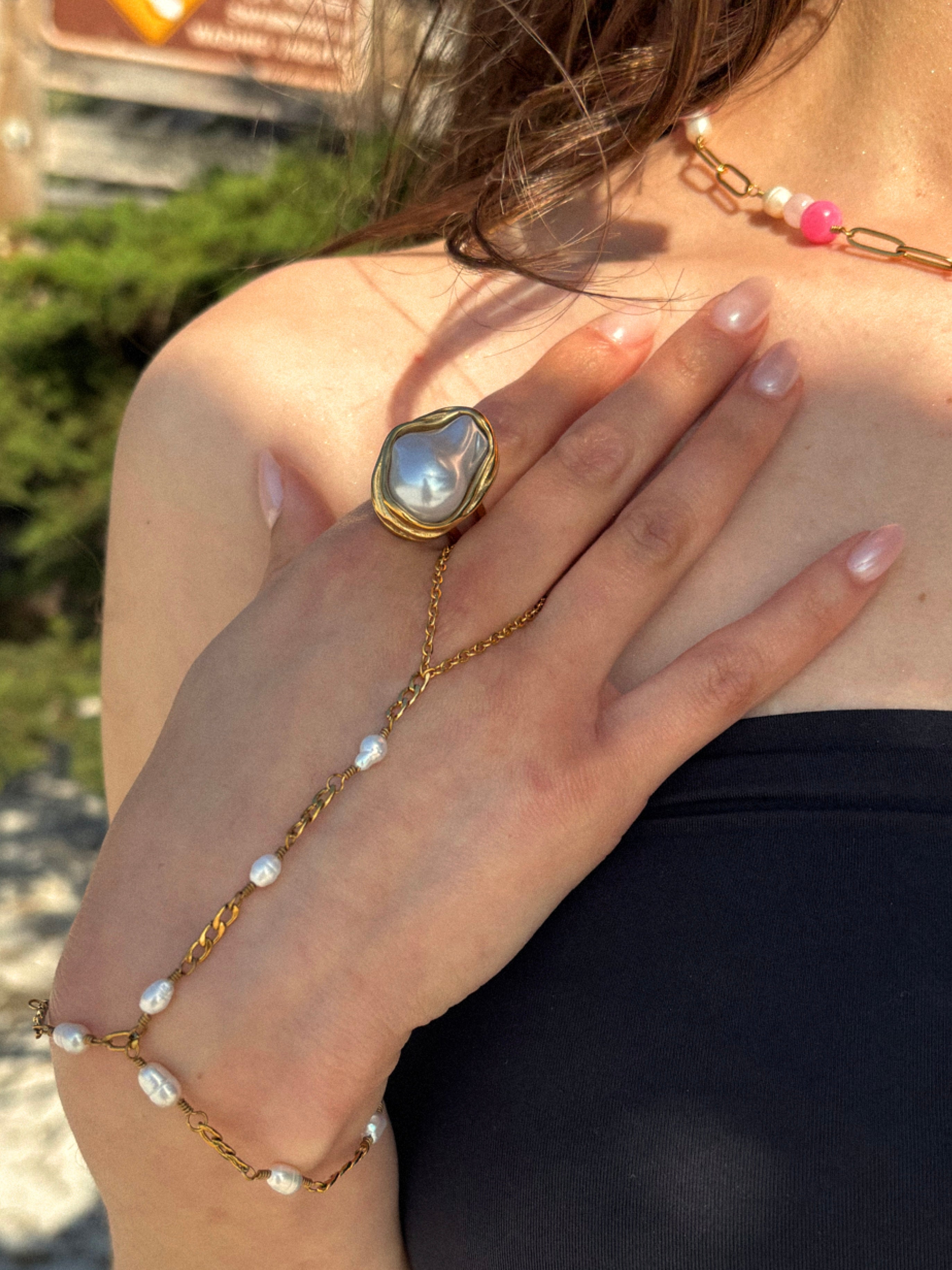 Sugared Citrus Hand Chain