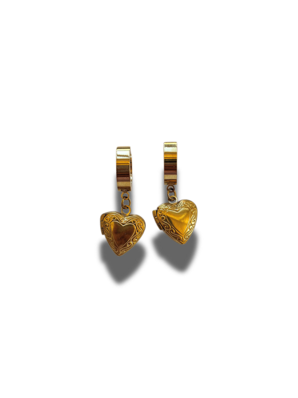Heart Locket Huggies
