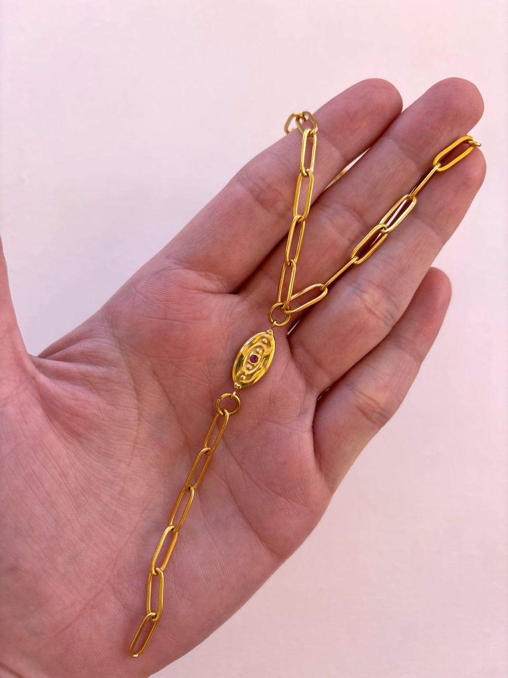 Sun-Kissed Lariat Necklace