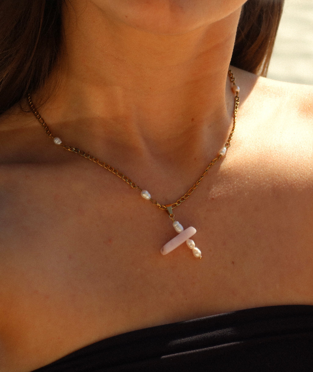 Sugared Citrus Cross Necklace