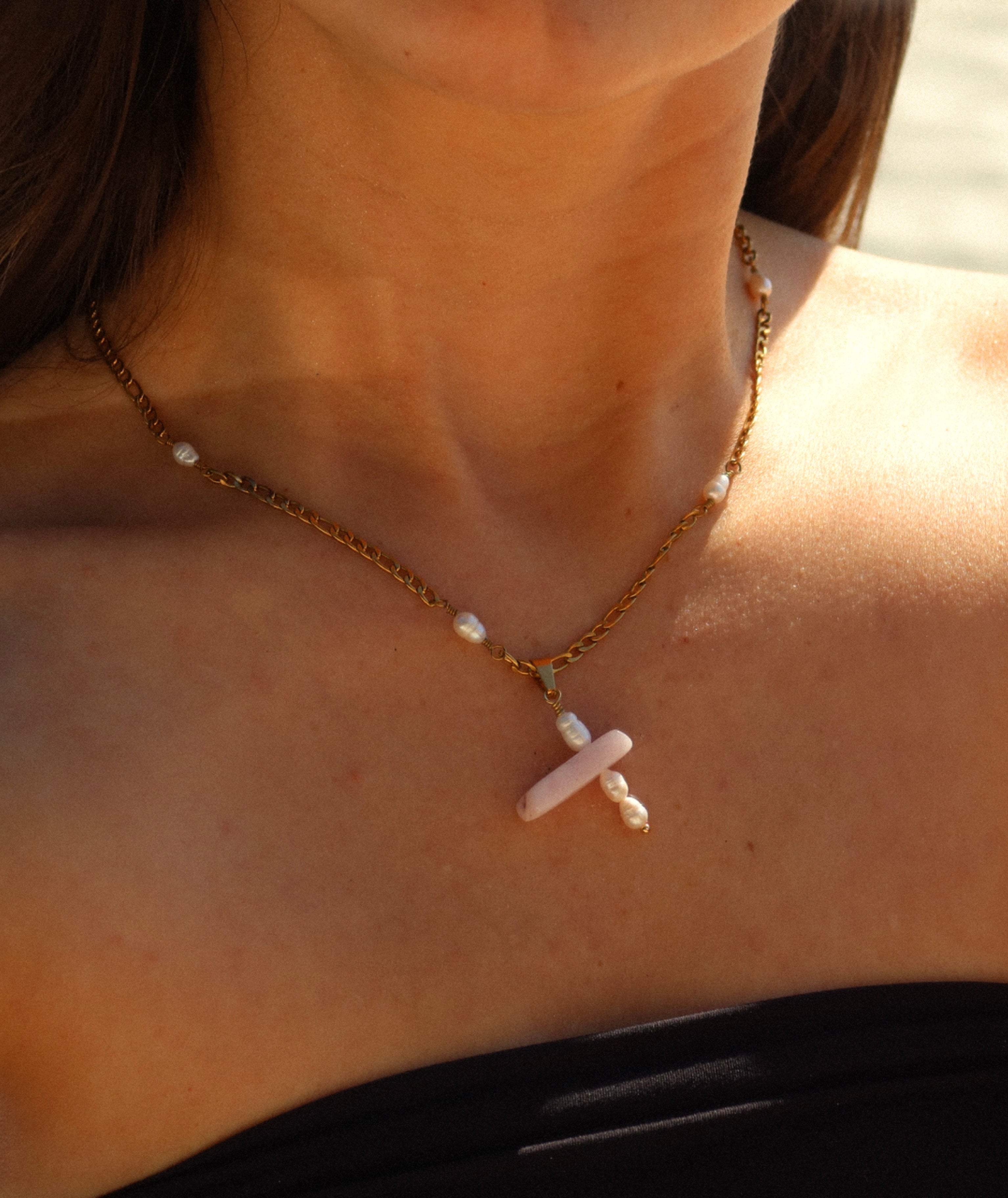 Sugared Citrus Cross Necklace