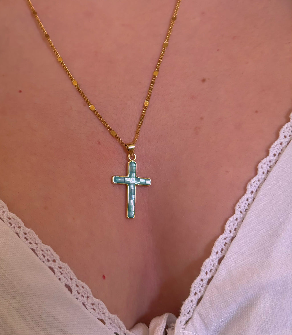 PRE ORDER Marcelina Cross Necklace