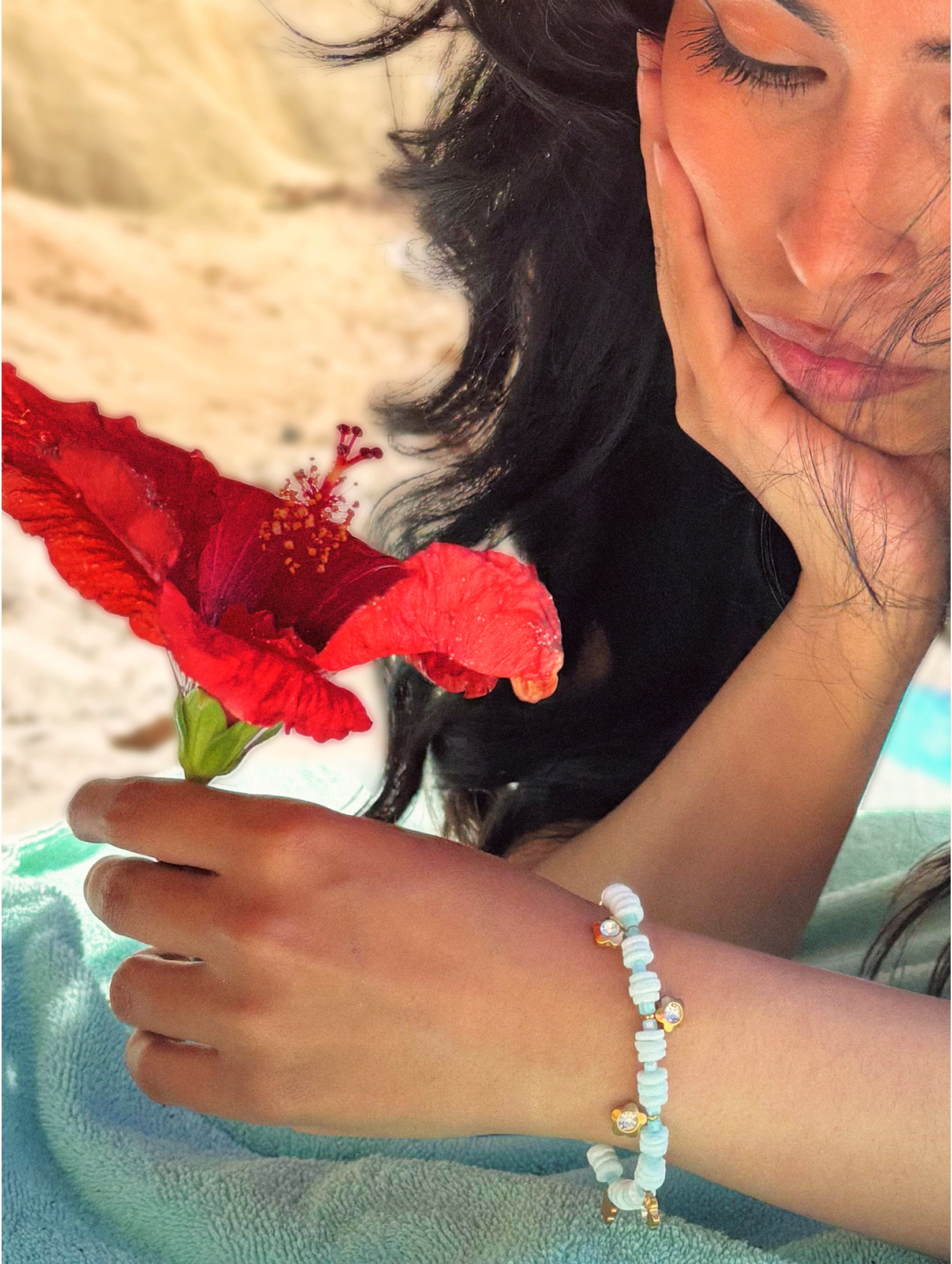 Seafoam Blossom Bracelet