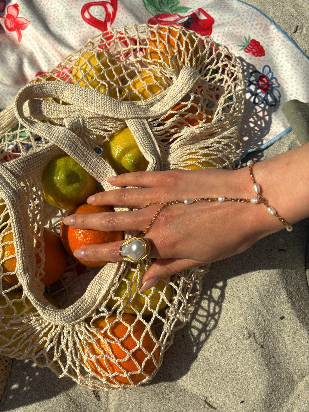 Sugared Citrus Hand Chain